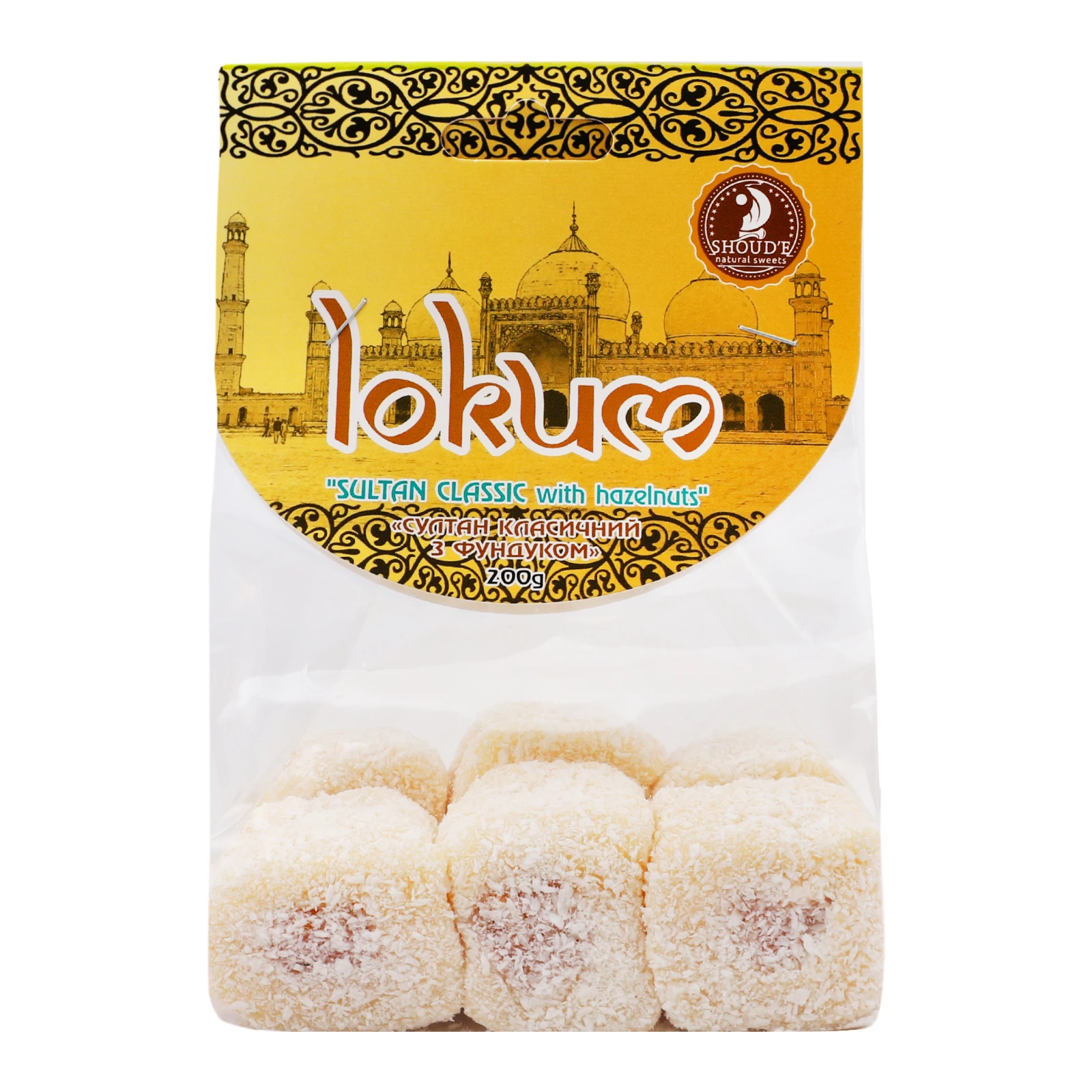 Лукум Shoud`e 200г класичний з фундуком Фото №:1