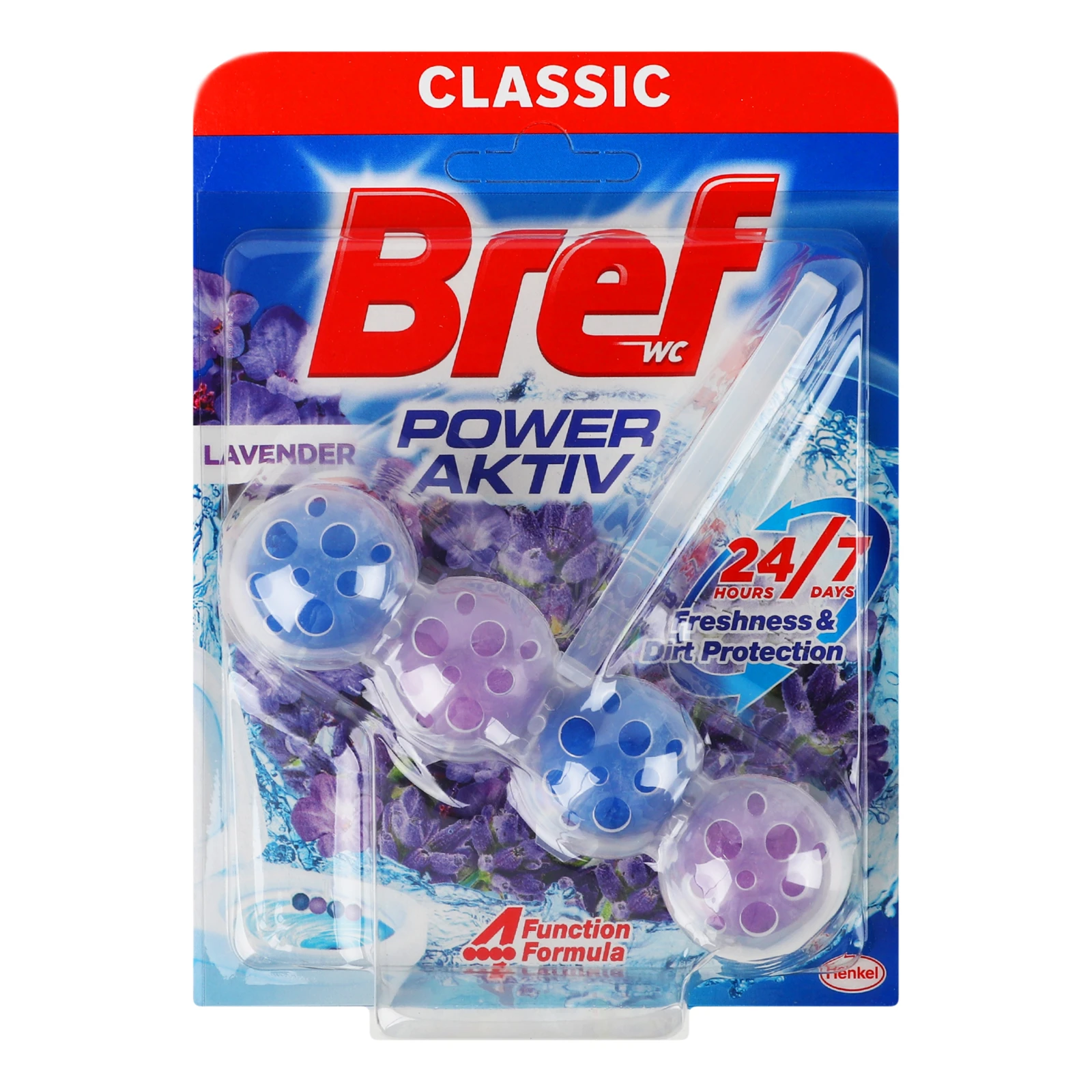 Засіб для унітаза Breaf блок Сила Актив лаванда 50г Фото №:1