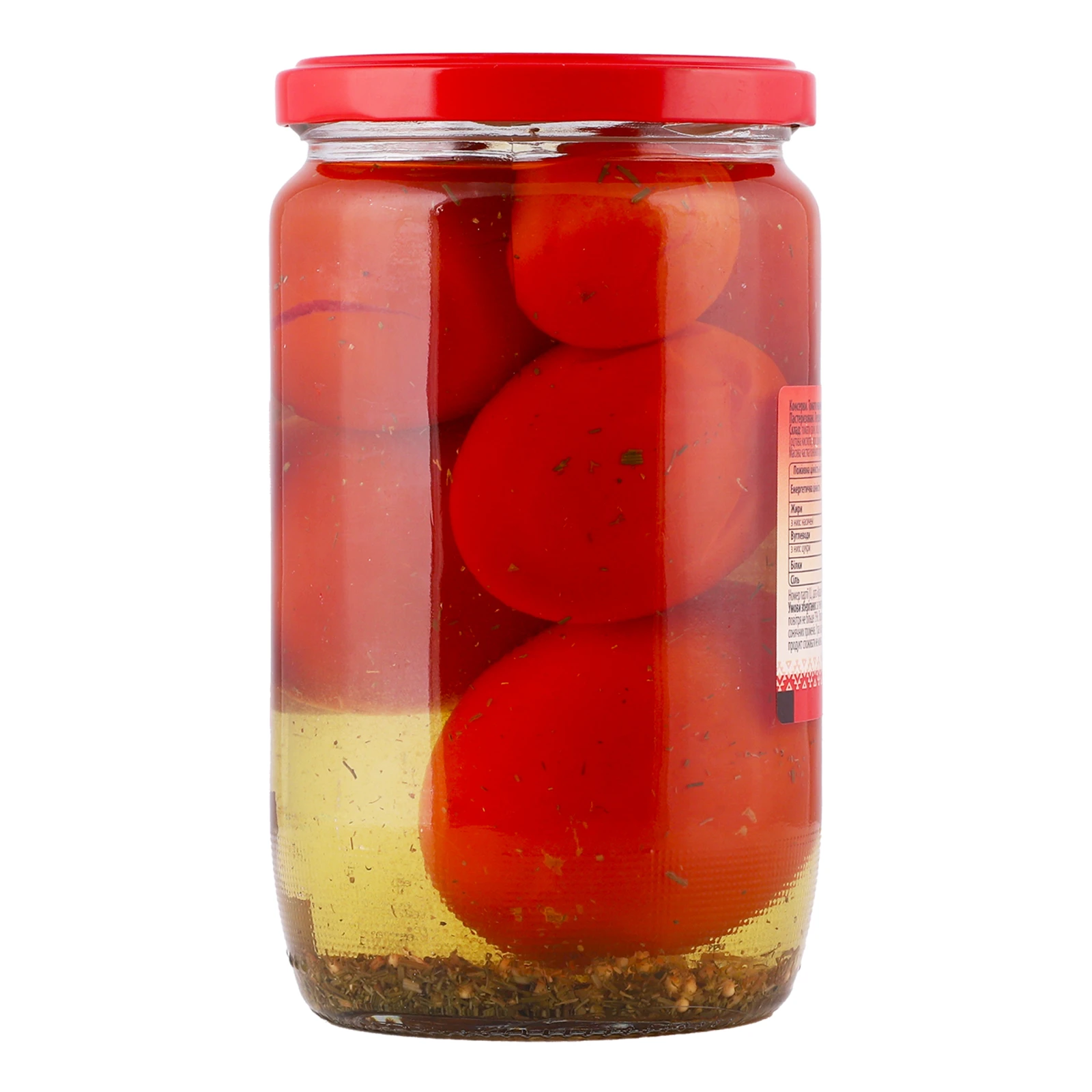 Томати Хуторок По-херсонськи мариновані пастеризовані 680г Фото №:2