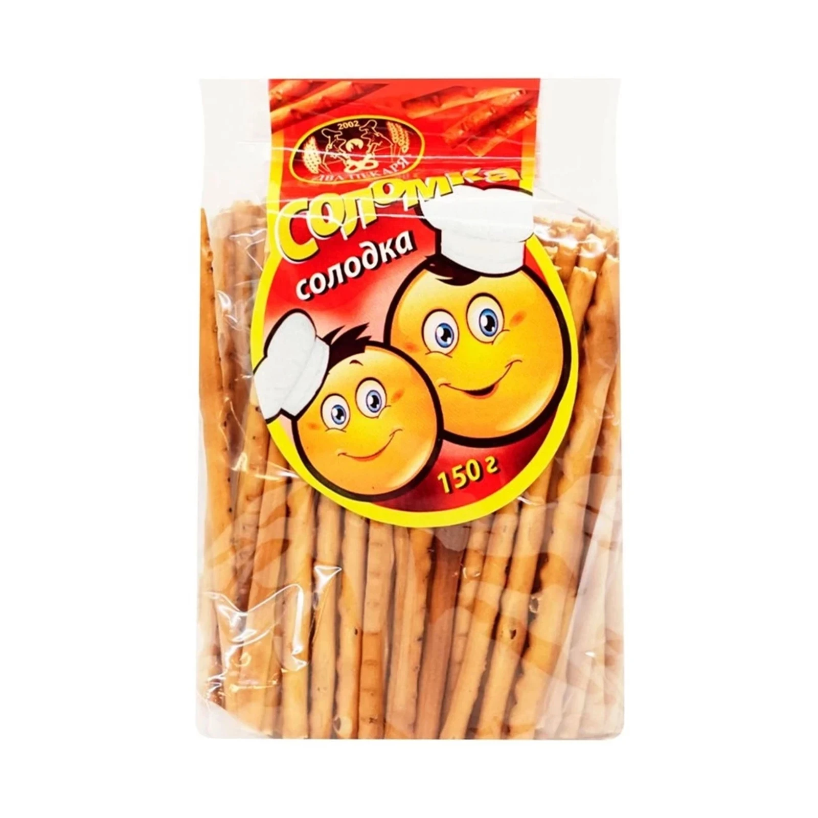 Соломка Два пекаря 150г солодка Фото №:1