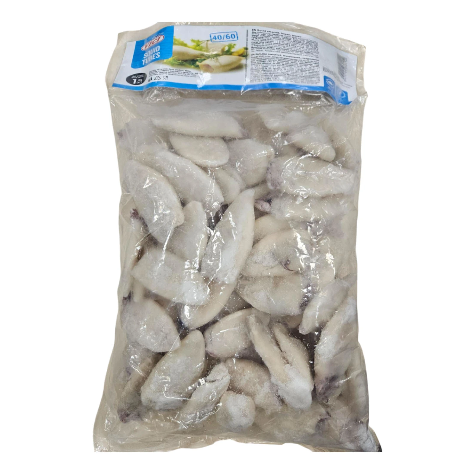 Зам. Кальмар Vici 1кг 40-60 глаз 20%