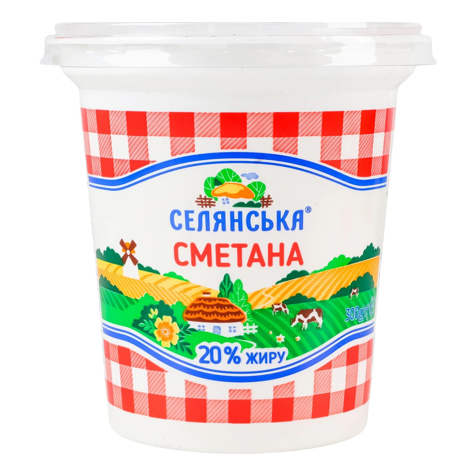Сметана Селянська 20% 300г Фото №:1
