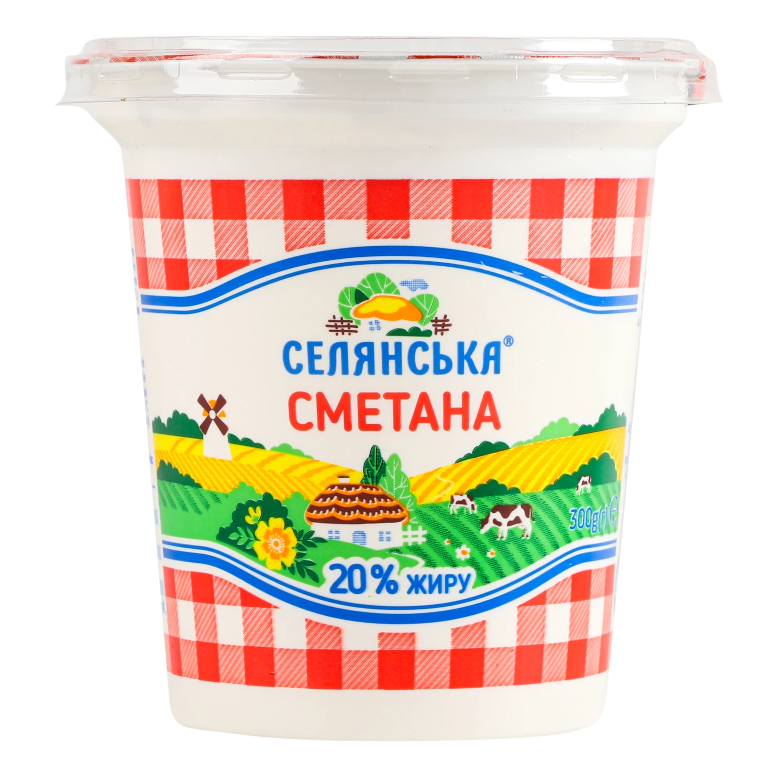 Сметана Селянська 20% 300г Фото №:1