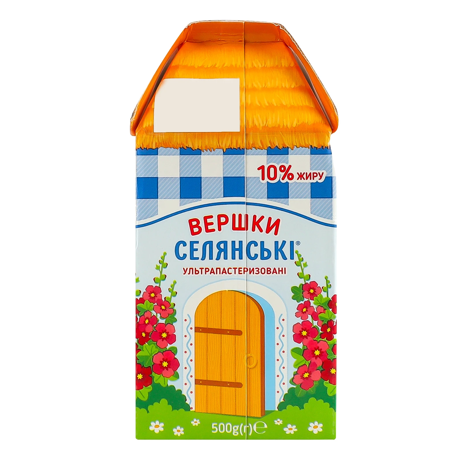 Вершки Селянські ультрапастеризовані 10% 500г Фото №:2