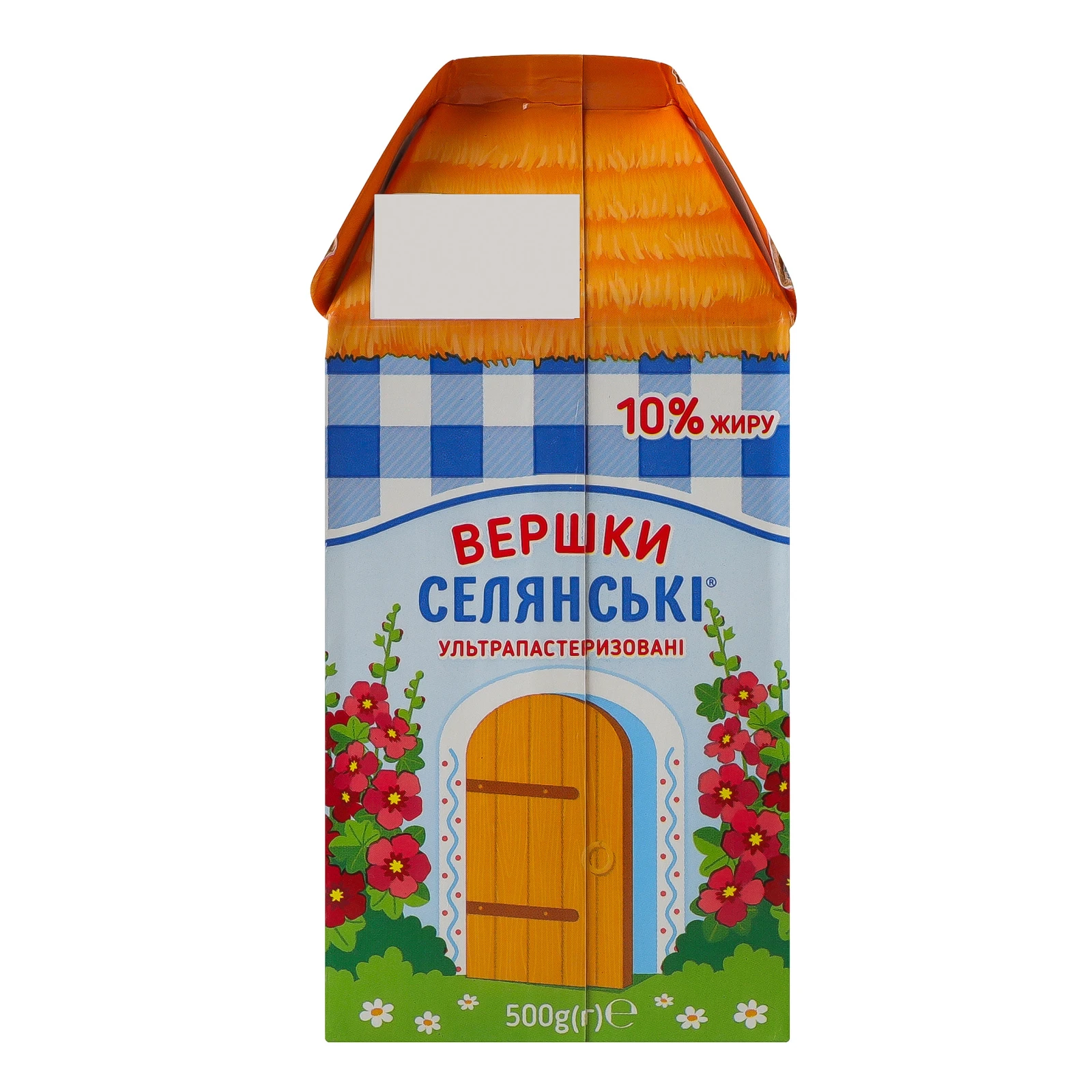Вершки Селянські ультрапастеризовані 10% 500г Фото №:2