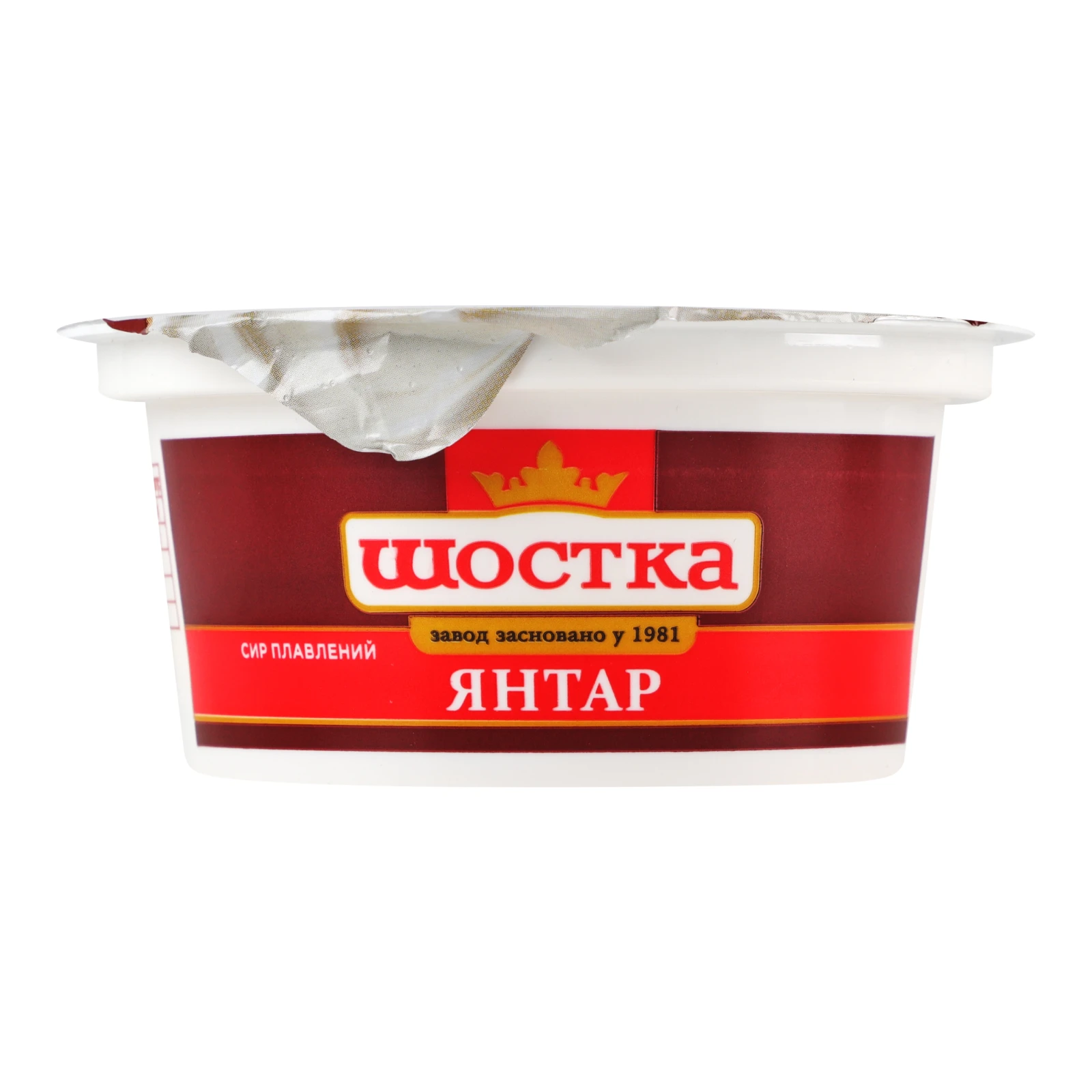 Сир плавлений Шостка Янтар 50% 150г Фото №:1