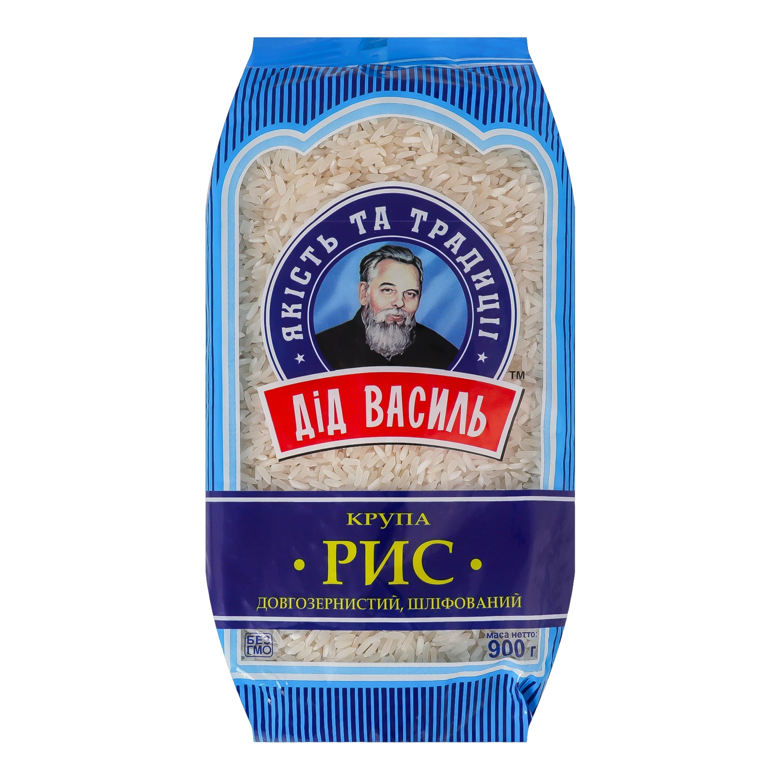 Рис Дід Василь довгозернистий шліфований 900г Фото №:1