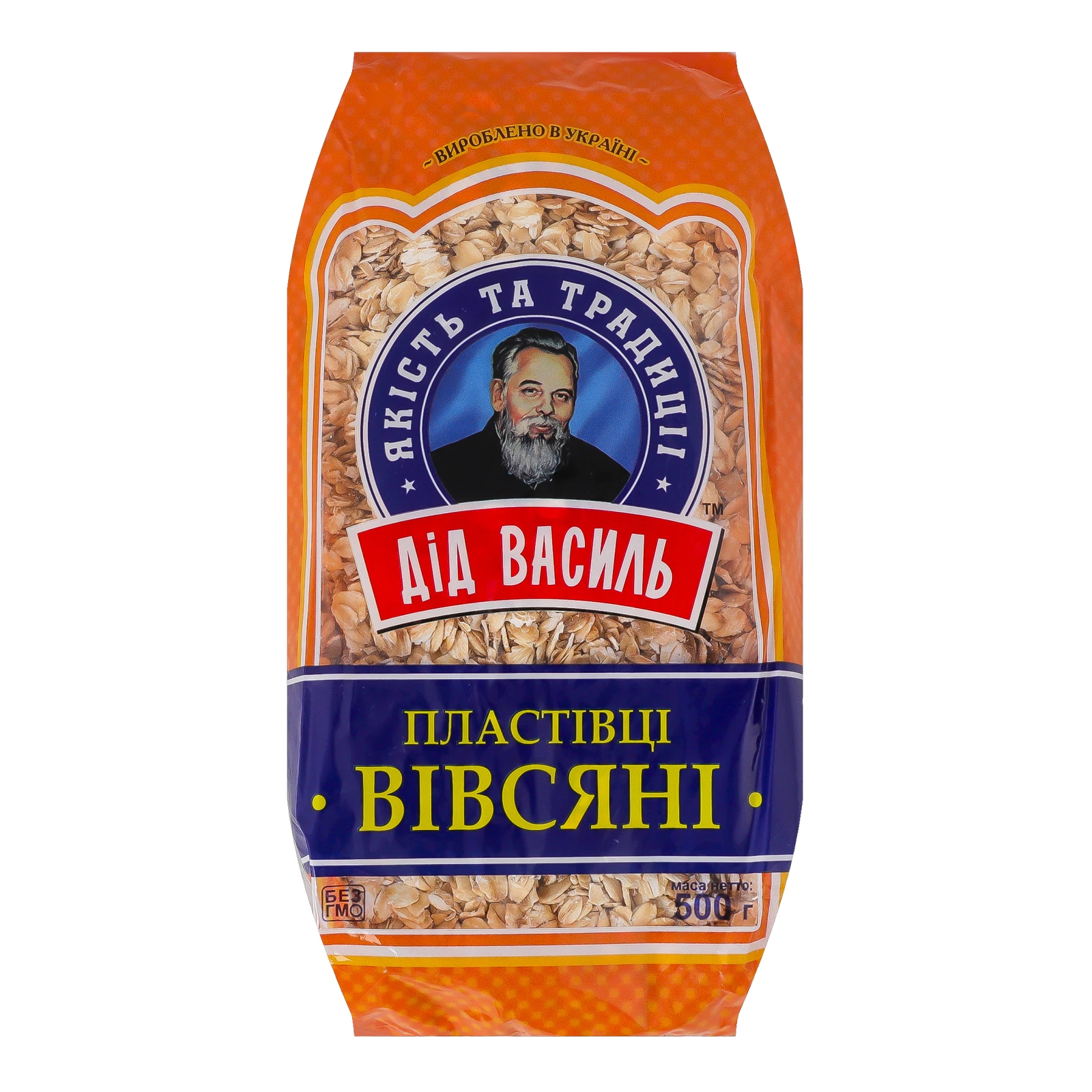 Пластівці Дід Василь вівсяні 500г Фото №:1