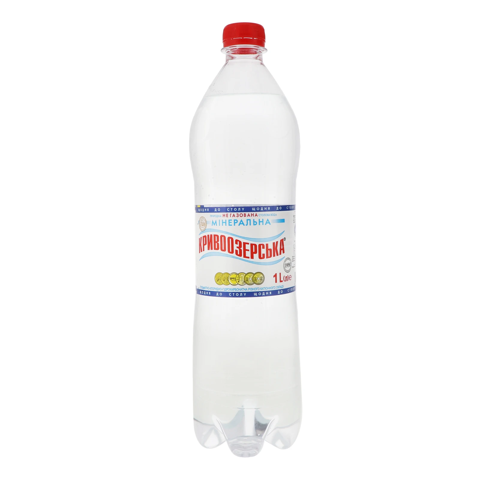 Вода мінеральна Кривоозерська природна столова негазована 1л фото 2