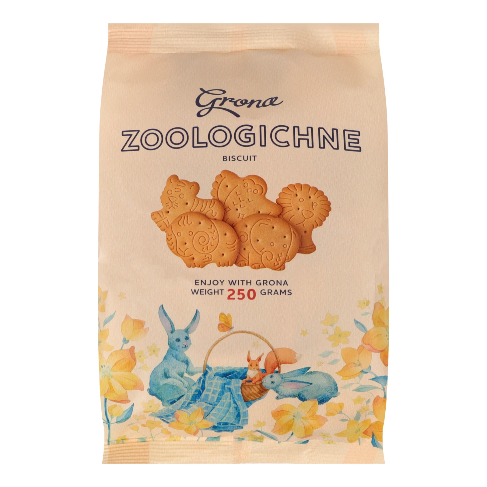 Печиво Grona затяжне Зоологічне 250г Фото №:1