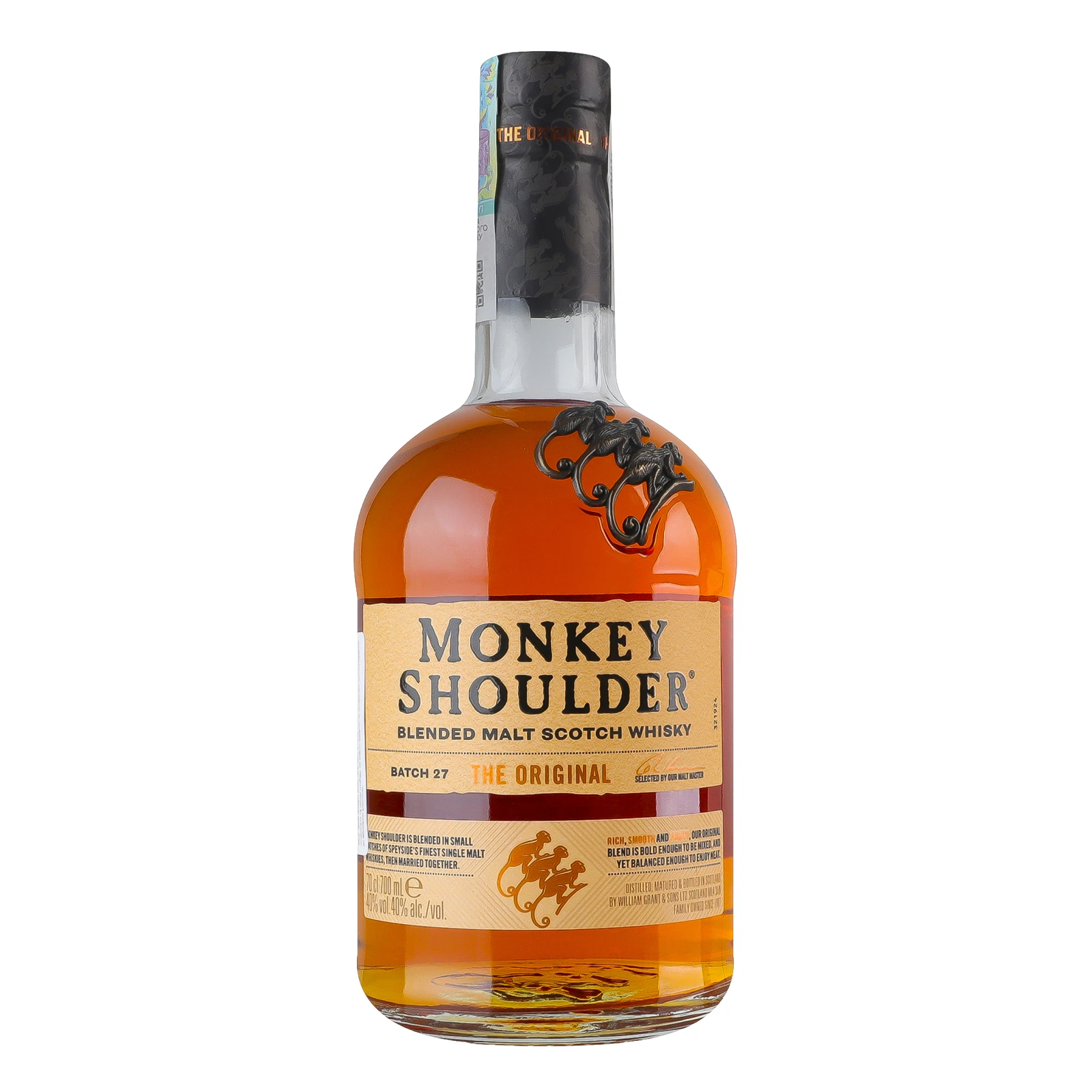 Віскі Monkey Shoulder 40% 0.7л Фото №:1
