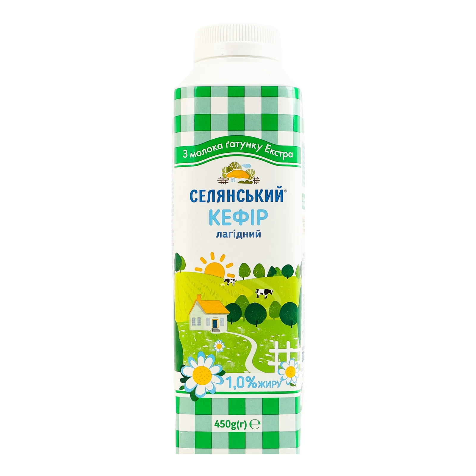 Кефір Селянський 1% 450г Фото №:1