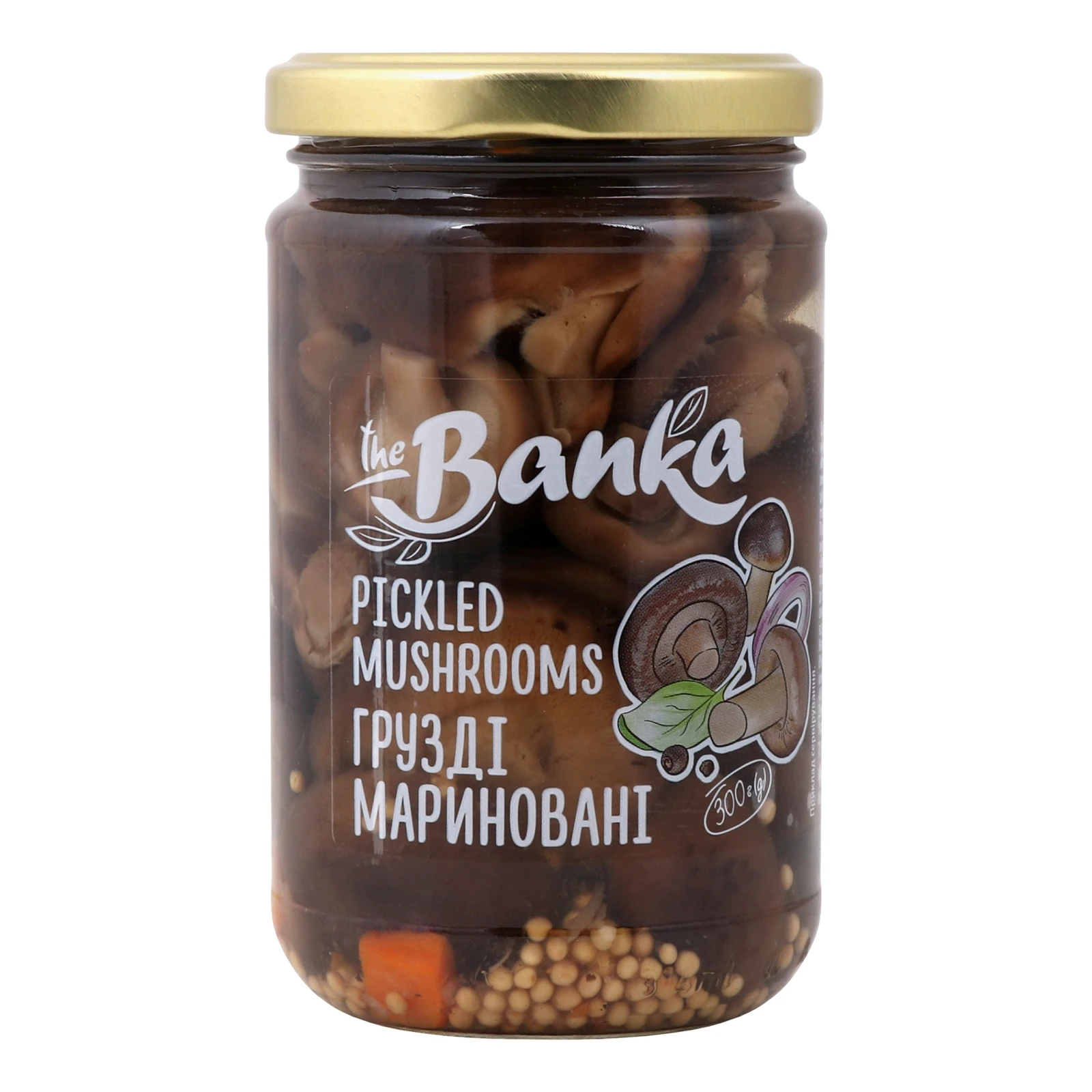 Гриби the Banka Грузді закусочні мариновані стерилізовані 300г Фото №:1