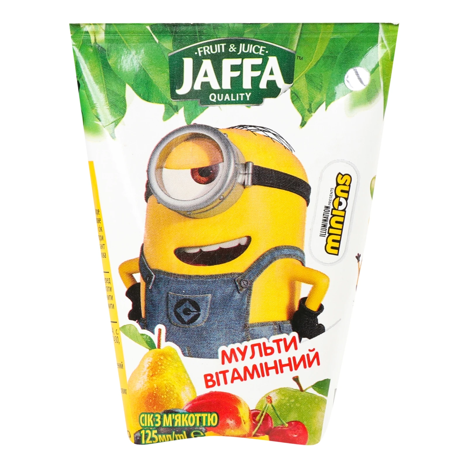Сік Jaffa Minions Мультивітамінний з м'якоттю 125мл Фото №:1