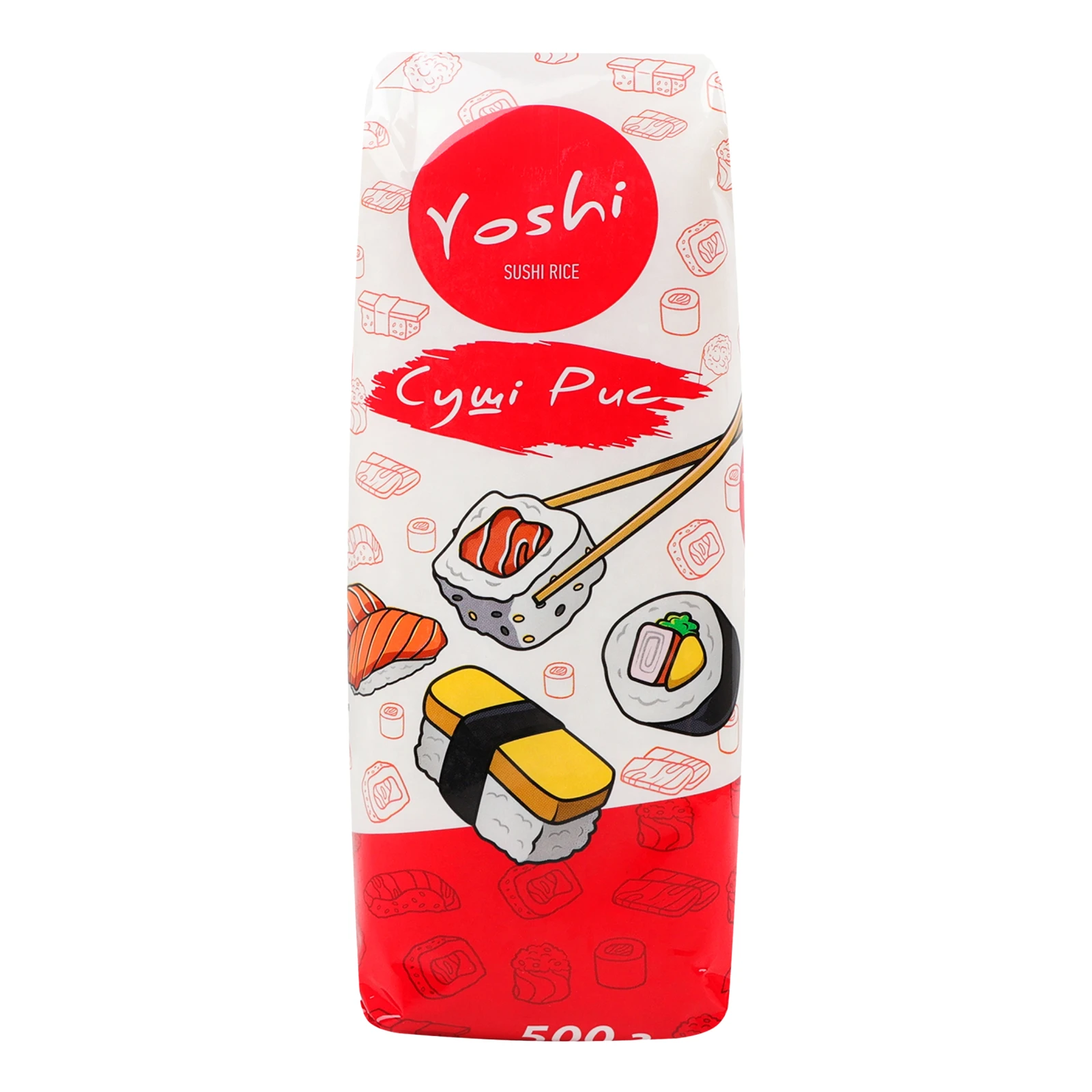 Крупа Yoshi 500г рис для суші Фото №:1