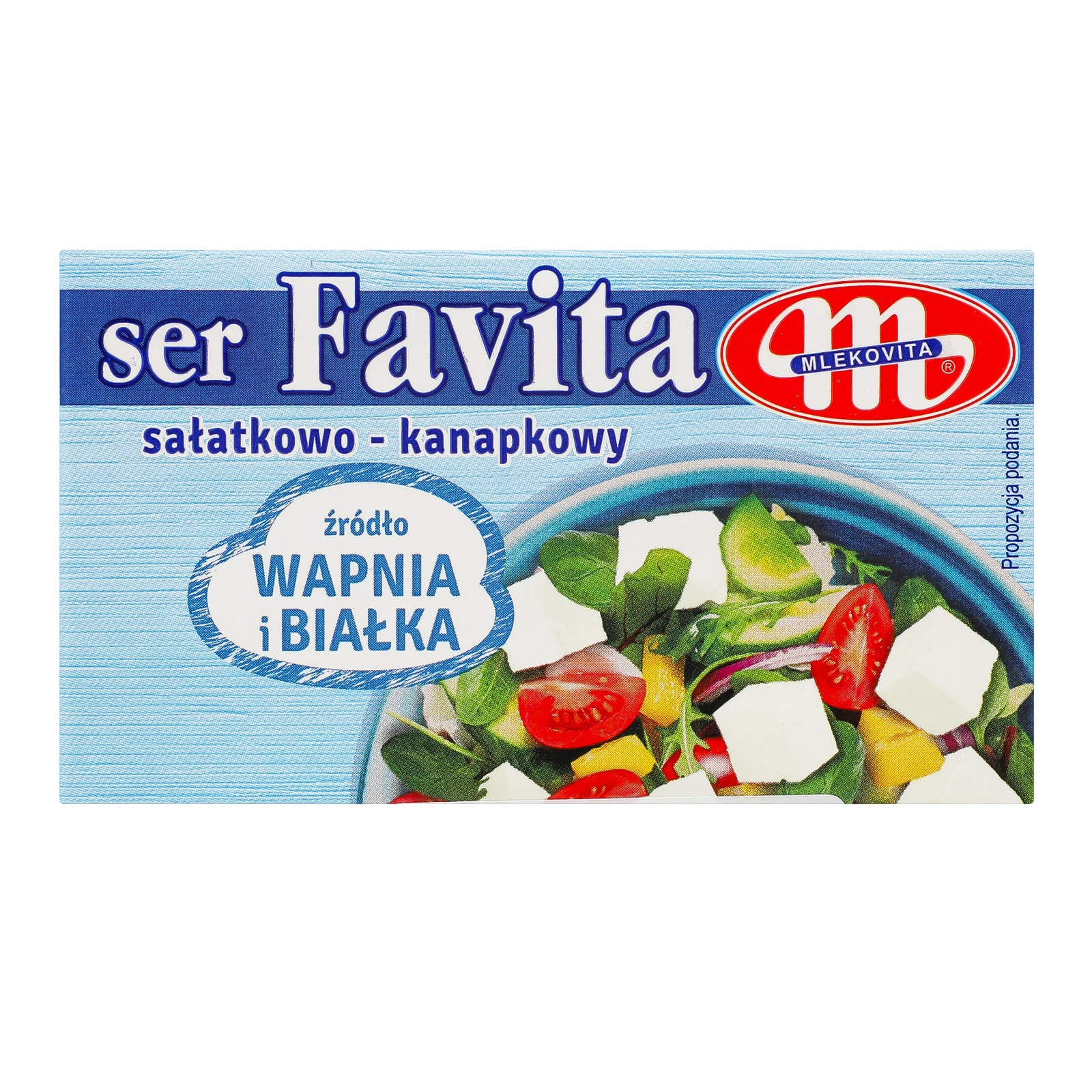 Сир Mlekovita Favita Фета м'який солоний 45% 270г