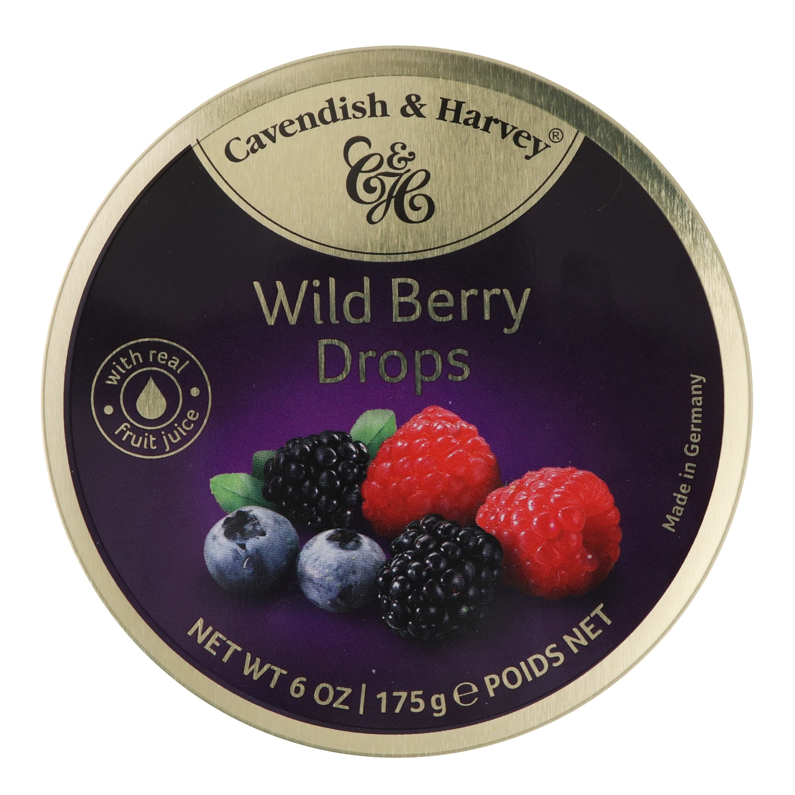 Льодяники Cavendish&Harvey Wild Berry Drops 175г Фото №:1
