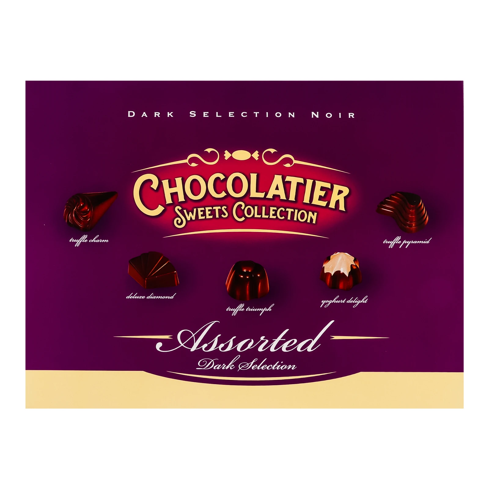 Цукерки Chocolatier Асорті 250г Фото №:1