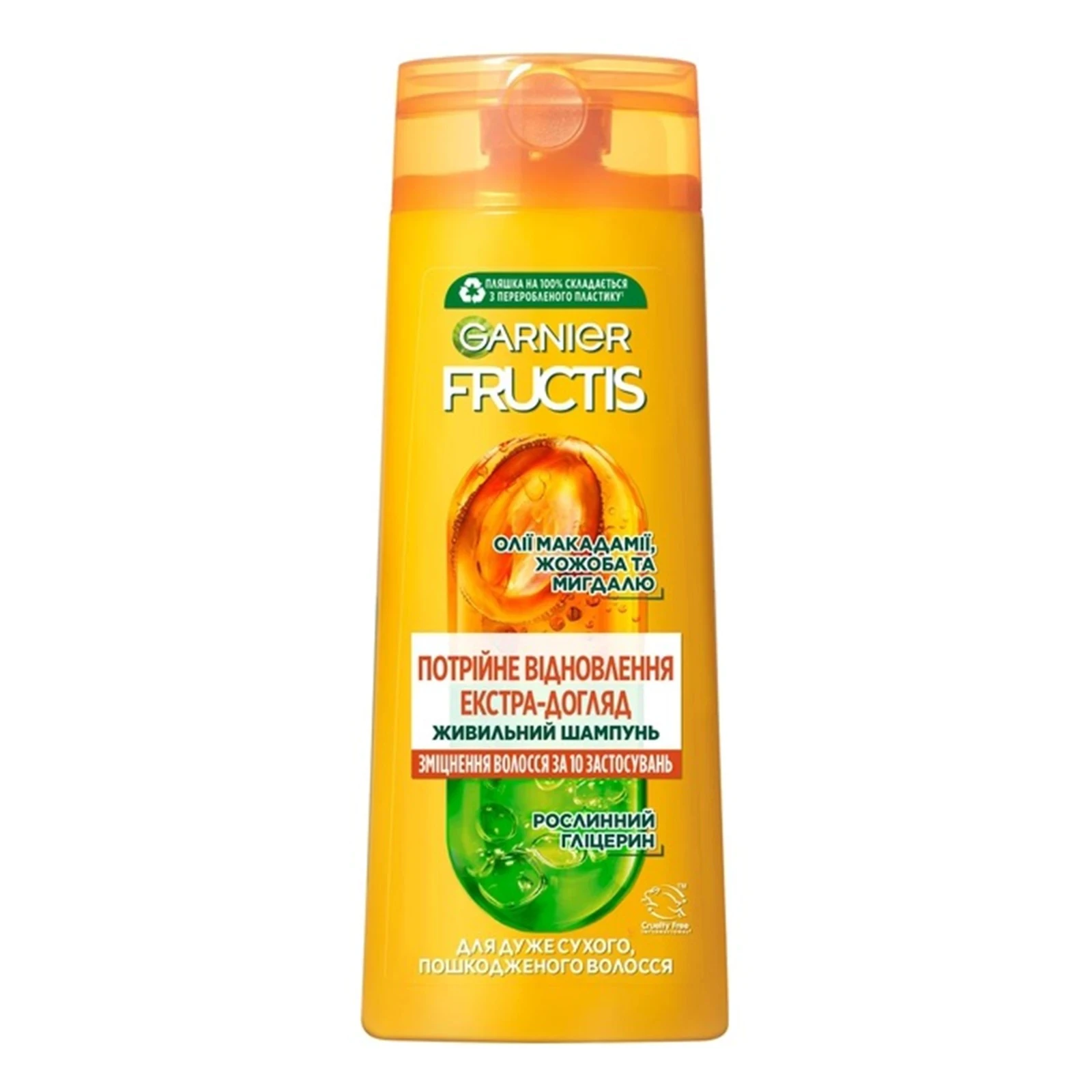 Шампунь Fructis 400мл живильний потрійне відновлення екстра-догляд Фото №:1