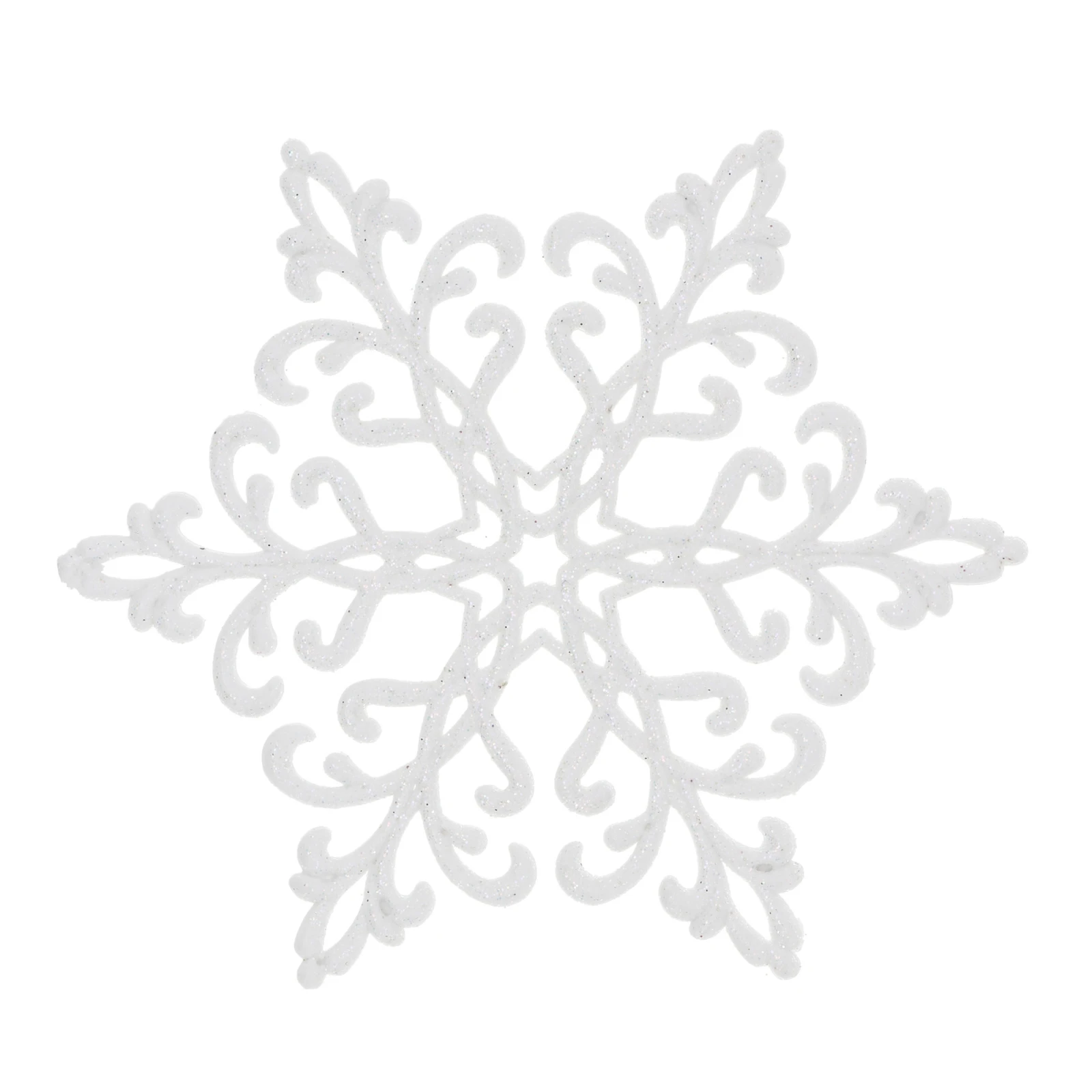 Прикраса Mislt Сніжинка Економ 2Д 12см Фото №:2