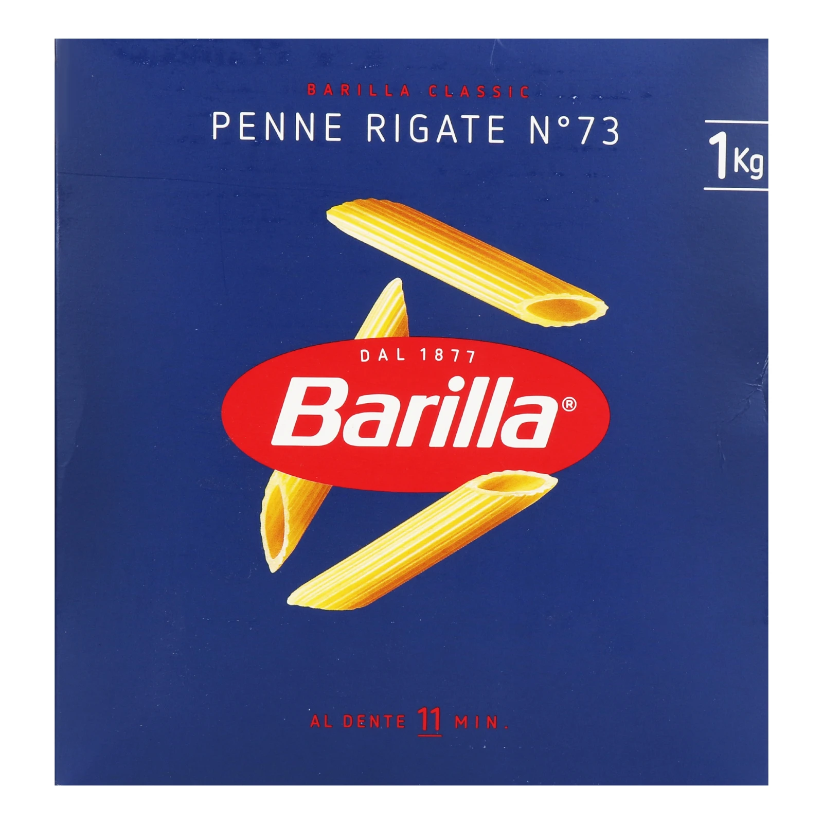 Макаронні вироби Barilla Penne з твердих сортів пшениці Rigate №73 1кг Фото №:1