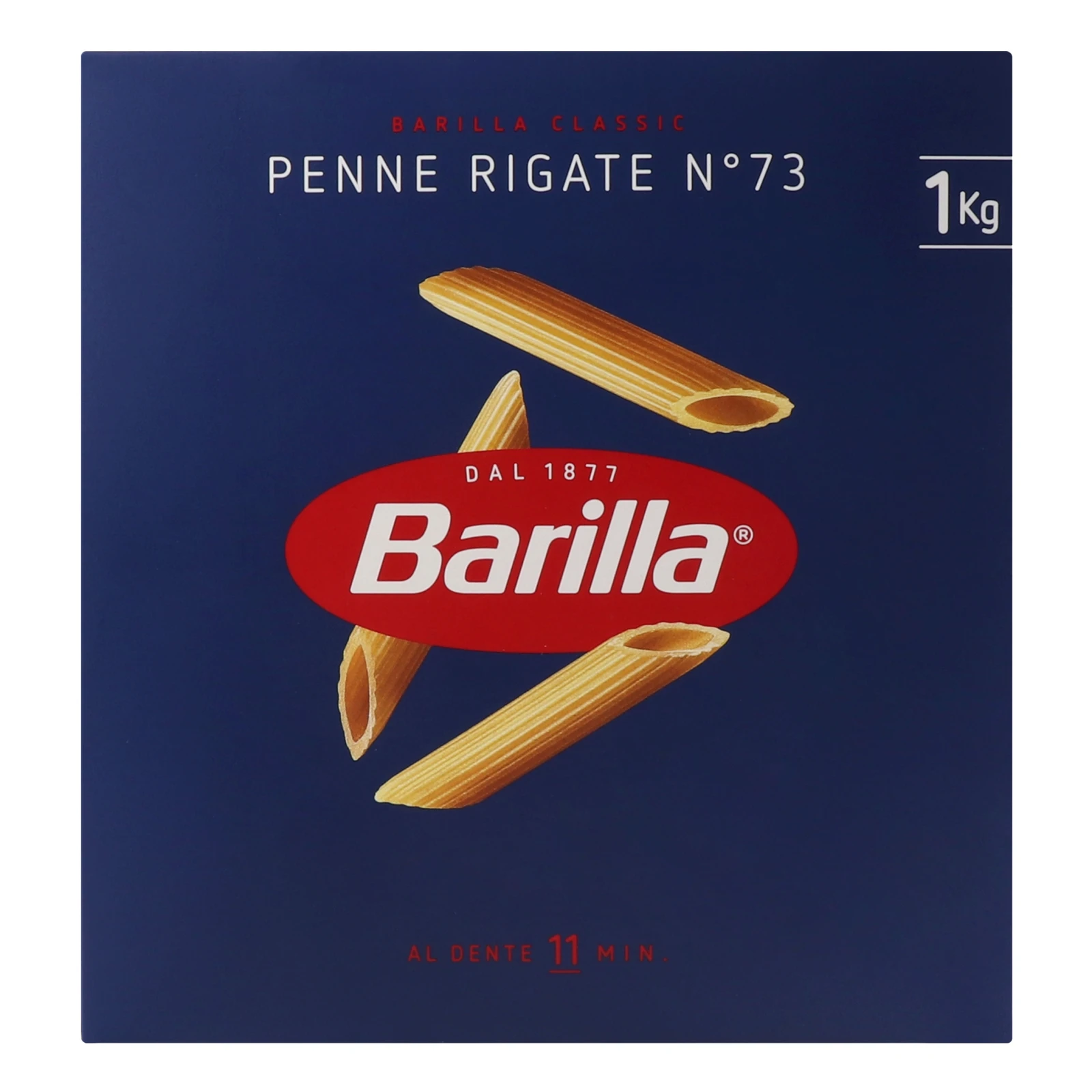 Вироби макаронні Barilla Penne Rigate №73 з твердих сортів пшениці 1кг Фото №:1