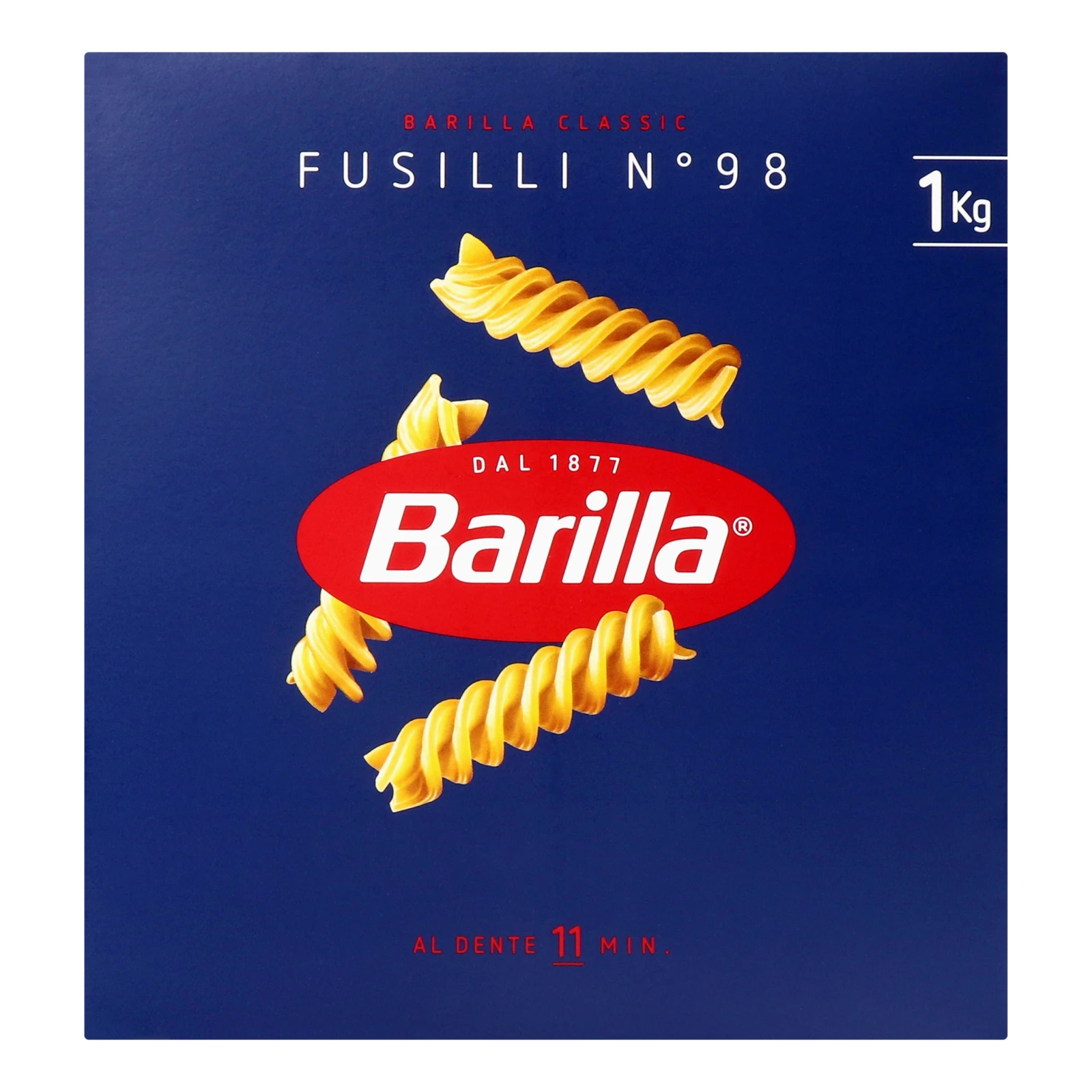 Вироби макаронні Barilla Fusilli №98 з твердих сортів пшениці 1кг Фото №:1