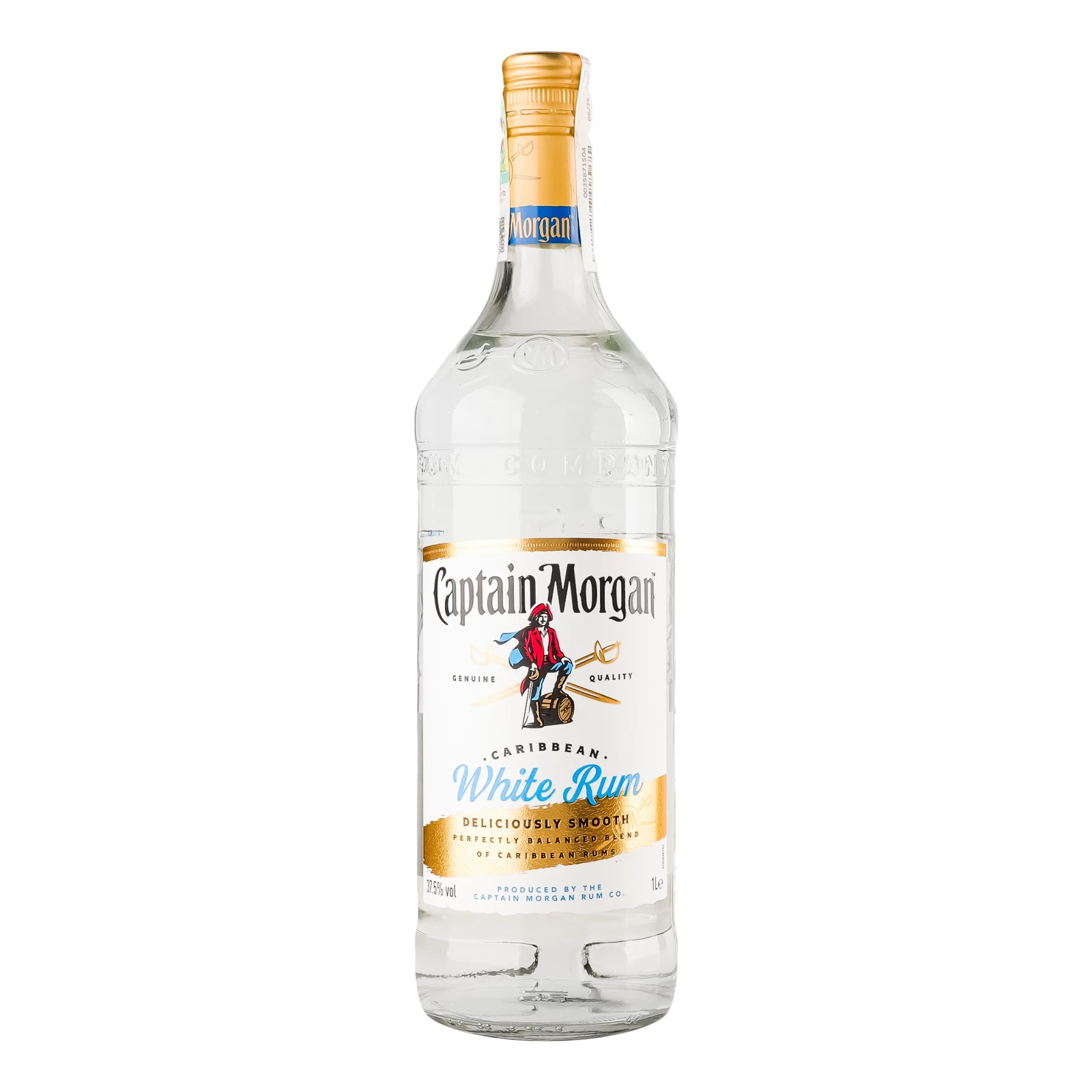 Ром Captain Morgan White 37.5% 1л Фото №:1