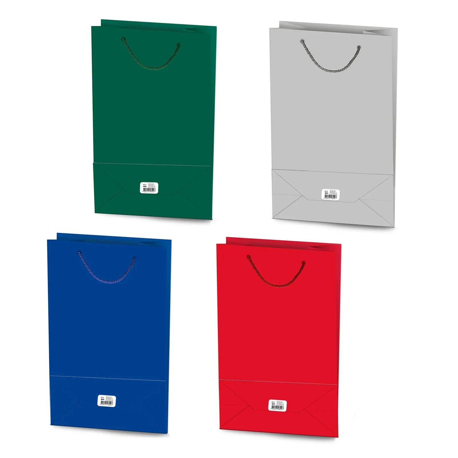 Пакет подарунковий LL-1 однотонний 345*225*110 Фото №:2