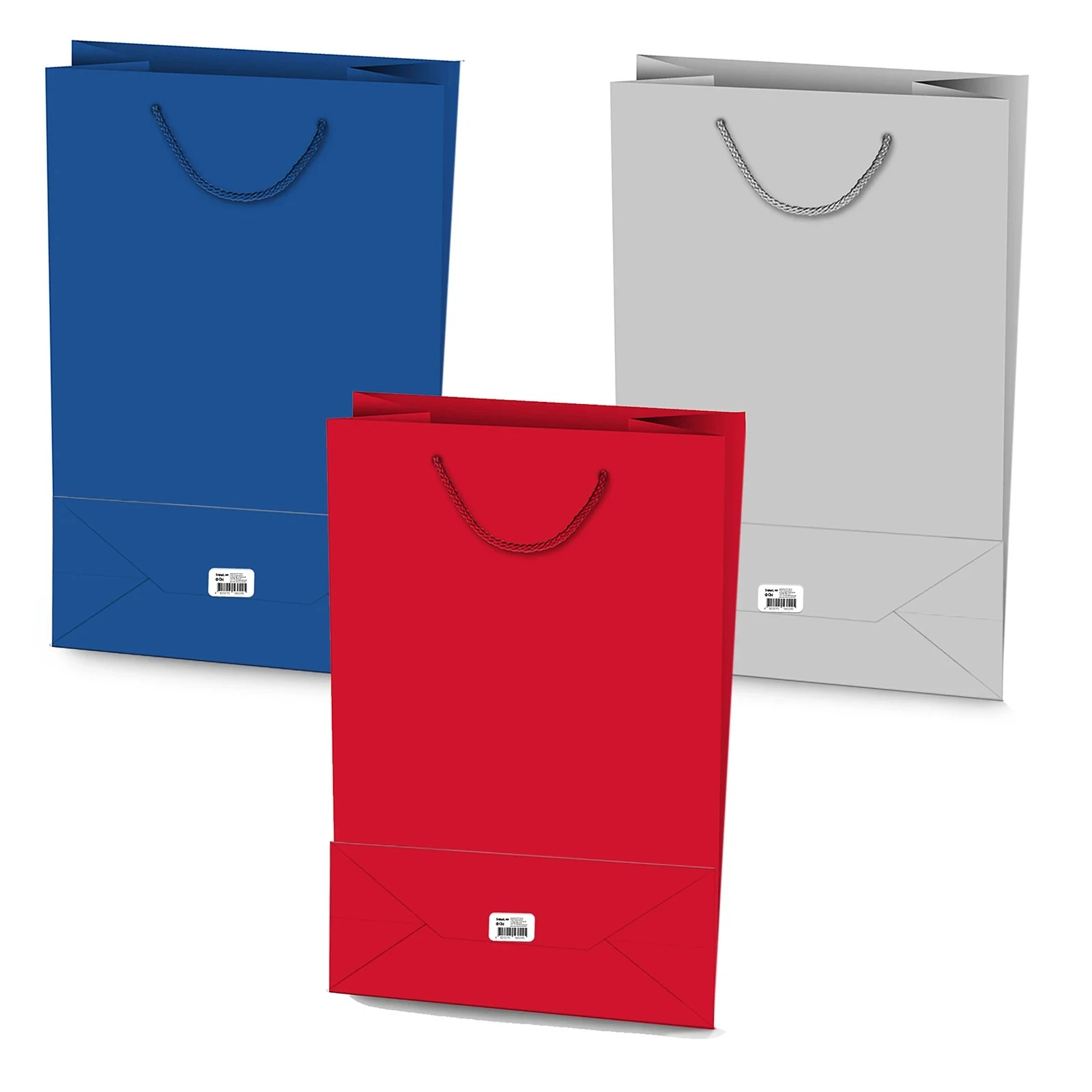 Пакет подарунковий SuperL пл однотонний 470х320х150 Фото №:2