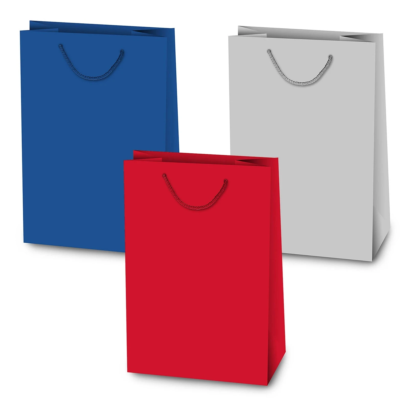 Пакет подарунковий SuperL пл однотонний 470х320х150 Фото №:1