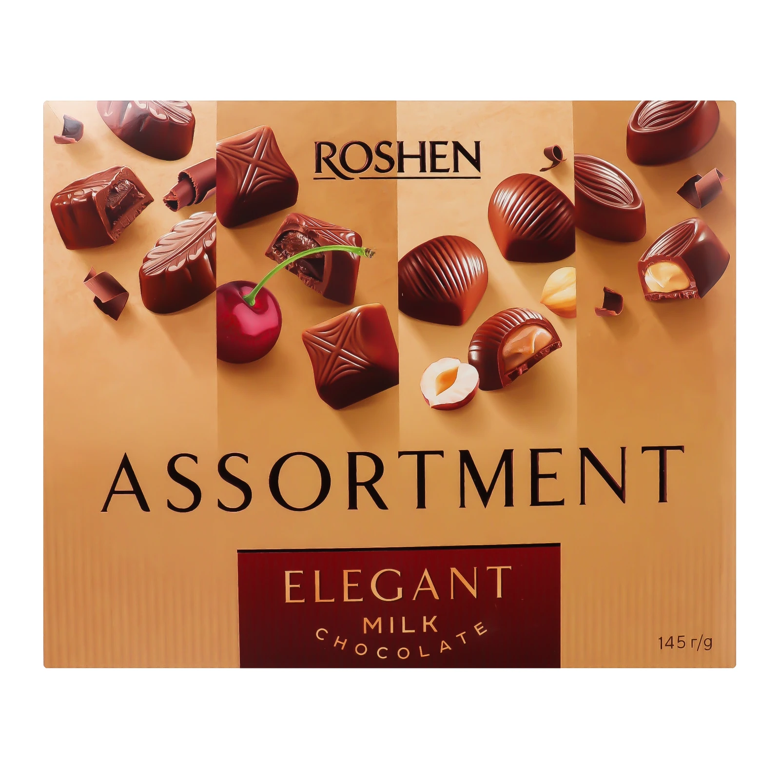 Цукерки Roshen Assortment Elegant шоколадні асорті 145г