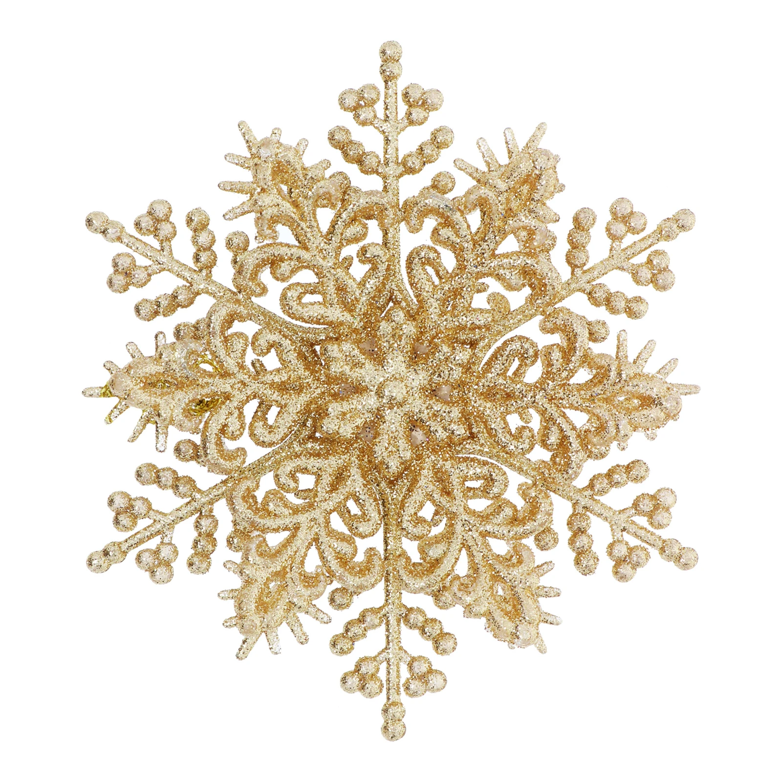 Прикраса новорічна Mislt Сніжинка об'ємна 3Д 1шт Фото №:2