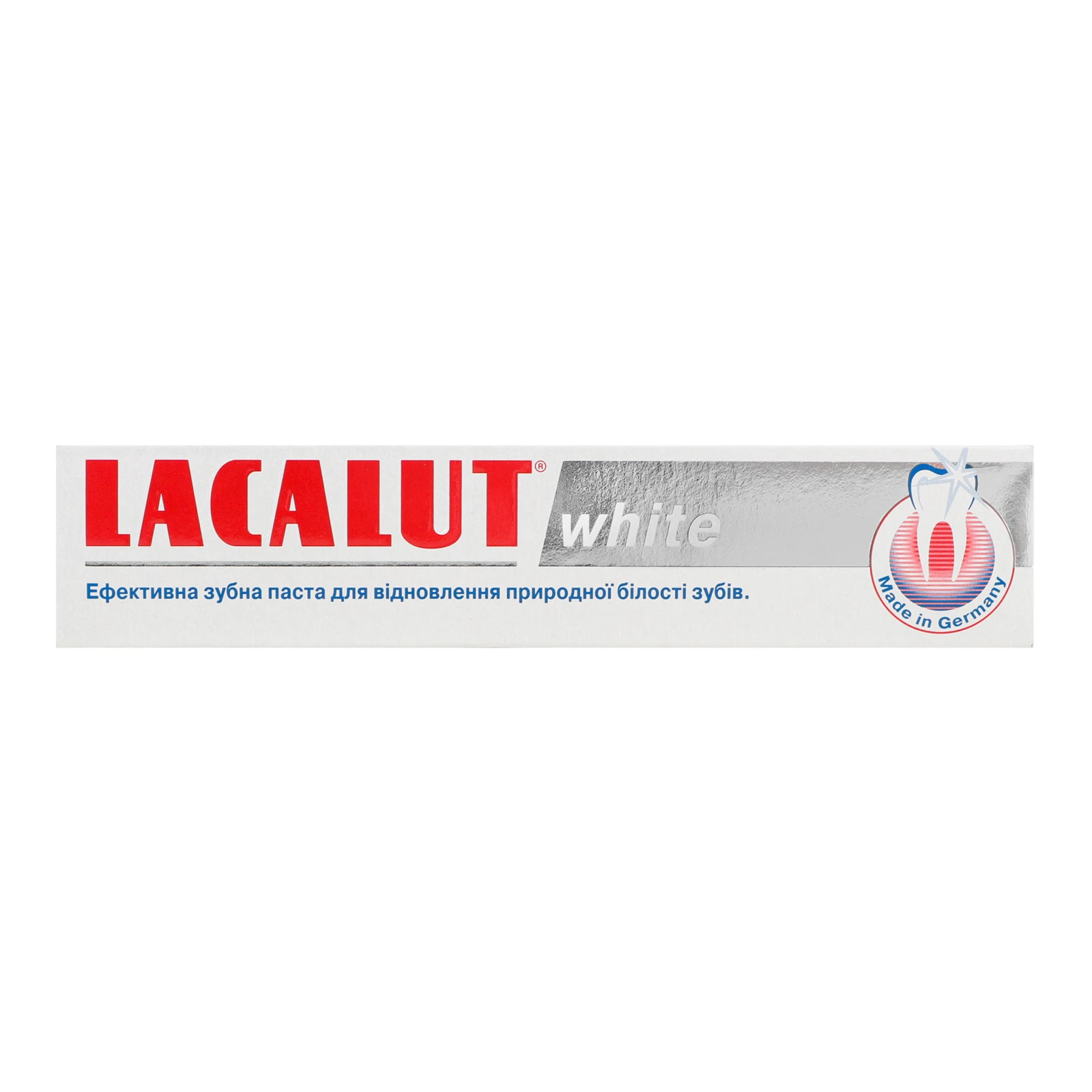Паста зубна Lacalut White 75мл Фото №:1