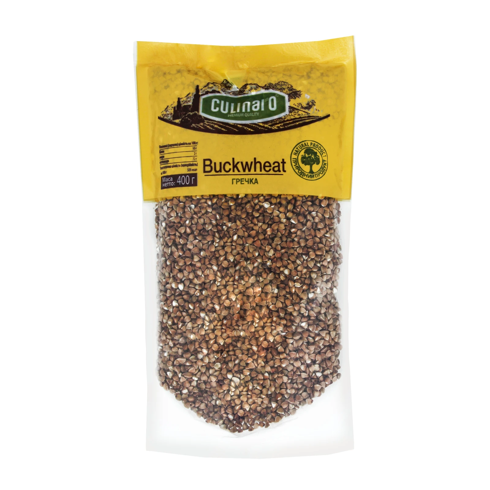 Крупа гречана Culinaro 400г Фото №:1