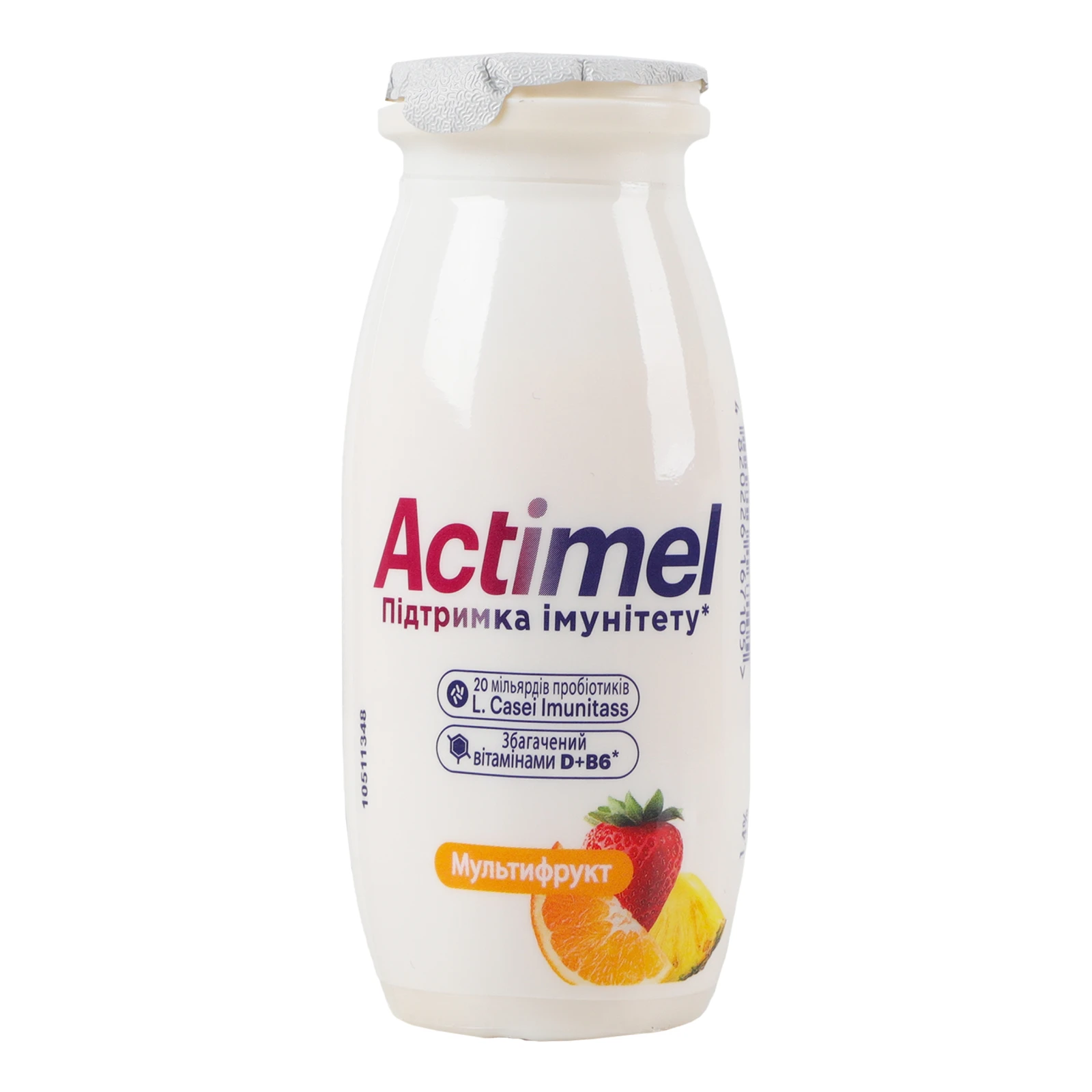 Продукт кисломолочний Actimel Мультифрукт 1.4% 100г Фото №:1