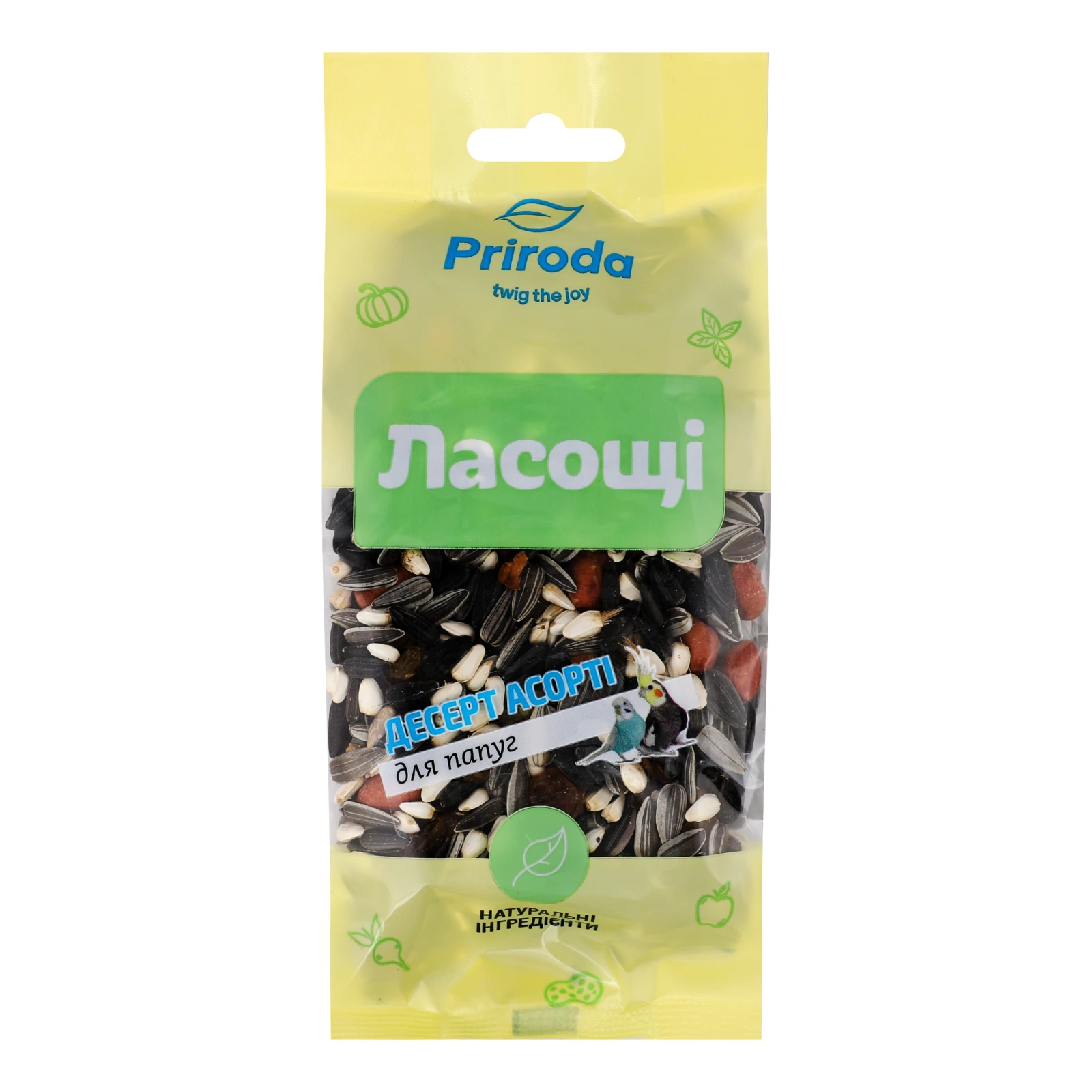 Корм Природа д/папуг "Фієста Асорті" Десерт Мікс Фото №:1