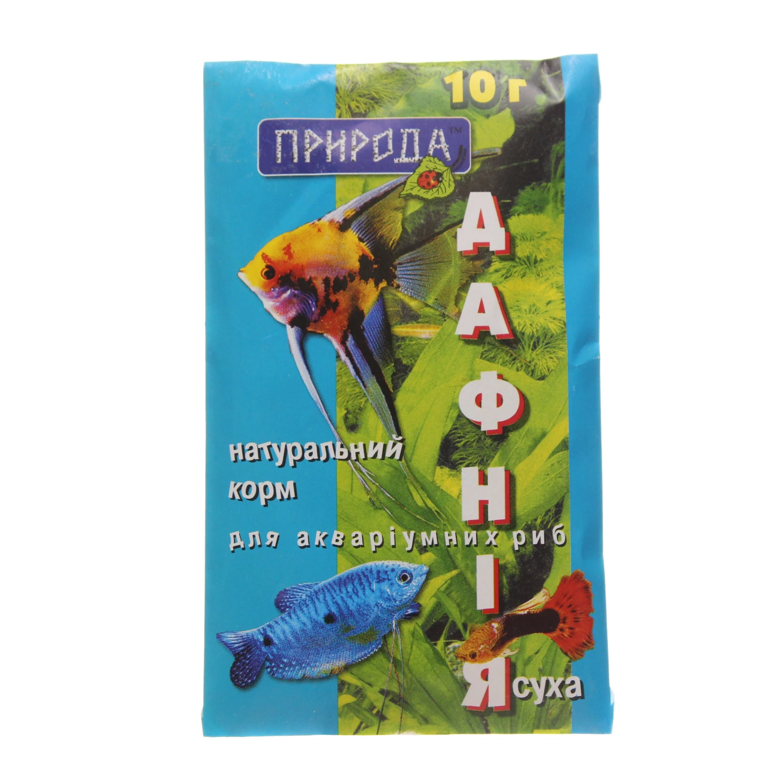 Корм Природа Дафнія для акваріумних риб 10г Фото №:1