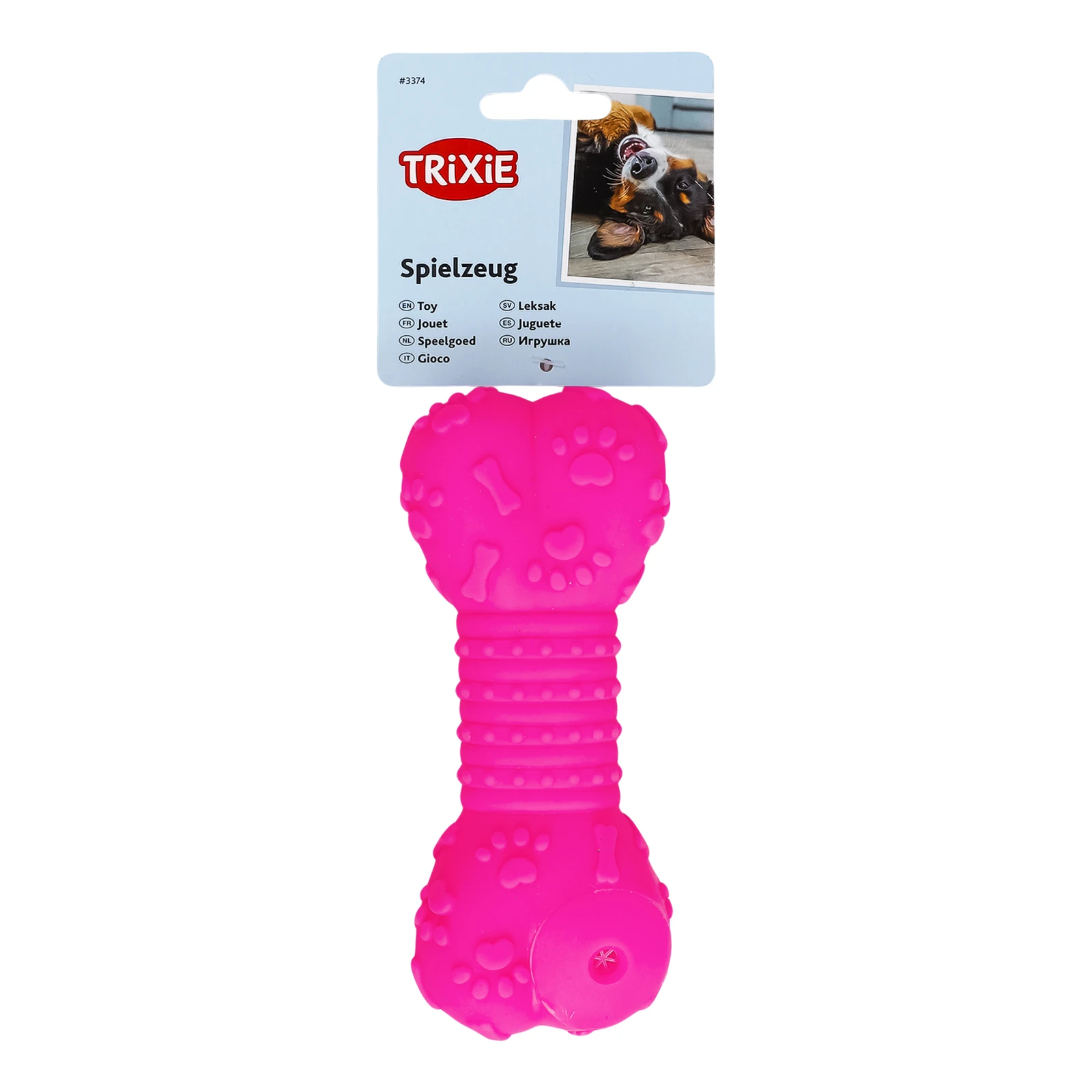 Іграшка д/собак ТМ Trixie Кість вінілова 15см 3374 Фото №:1