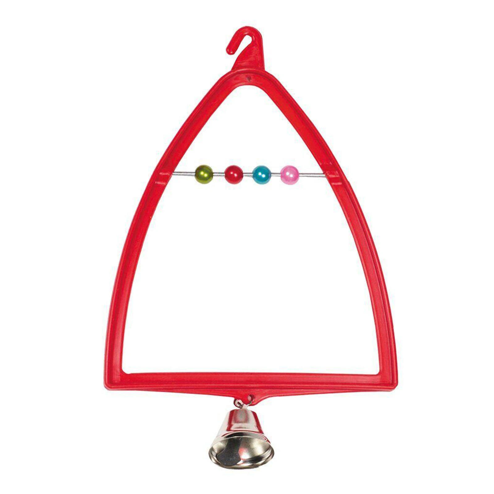 Іграшка для птахів Природа гойдалка з дзвіночком 12х19см Фото №:1