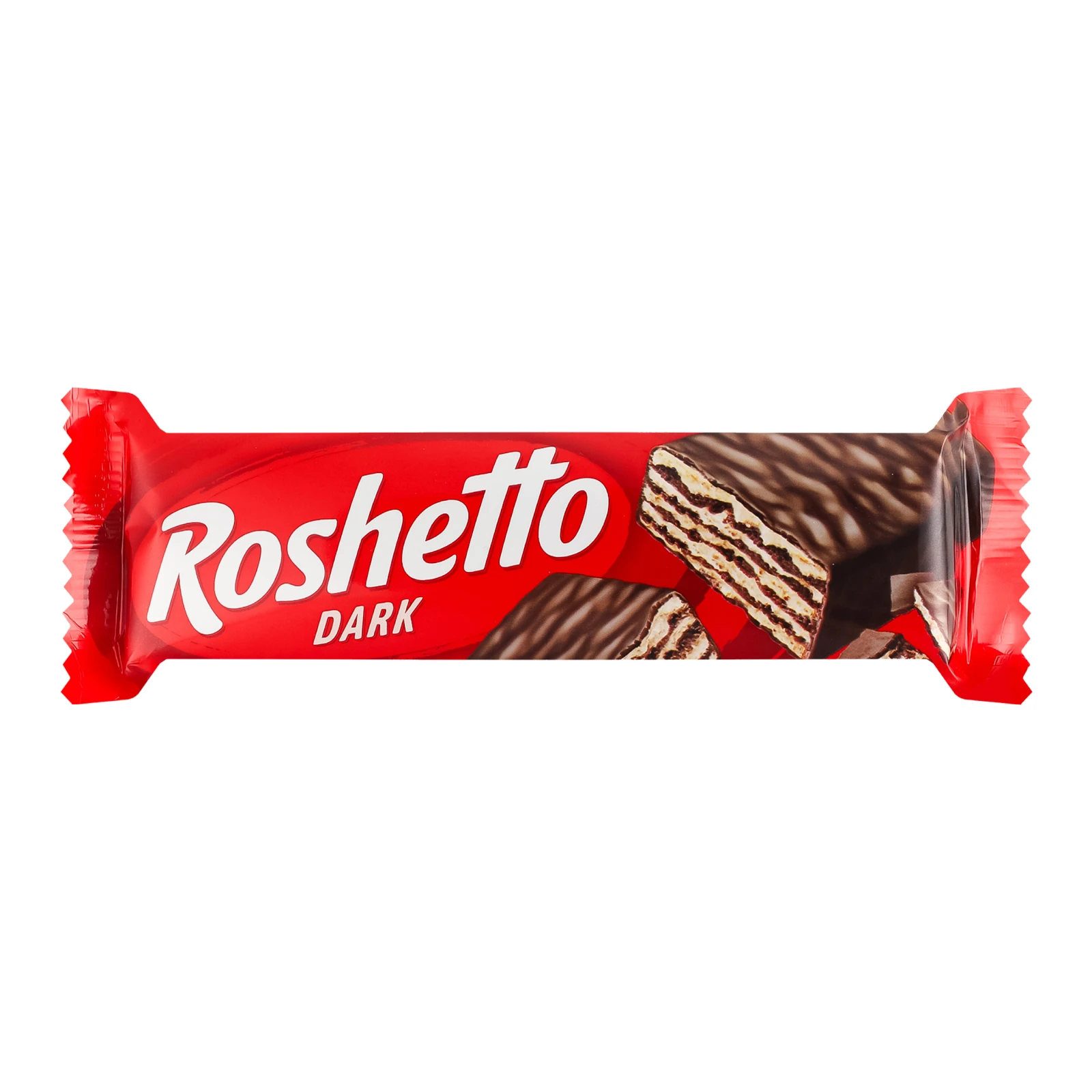 Вафлі Roshen Roshetto Dark глазуровані 34г Фото навігації №:1