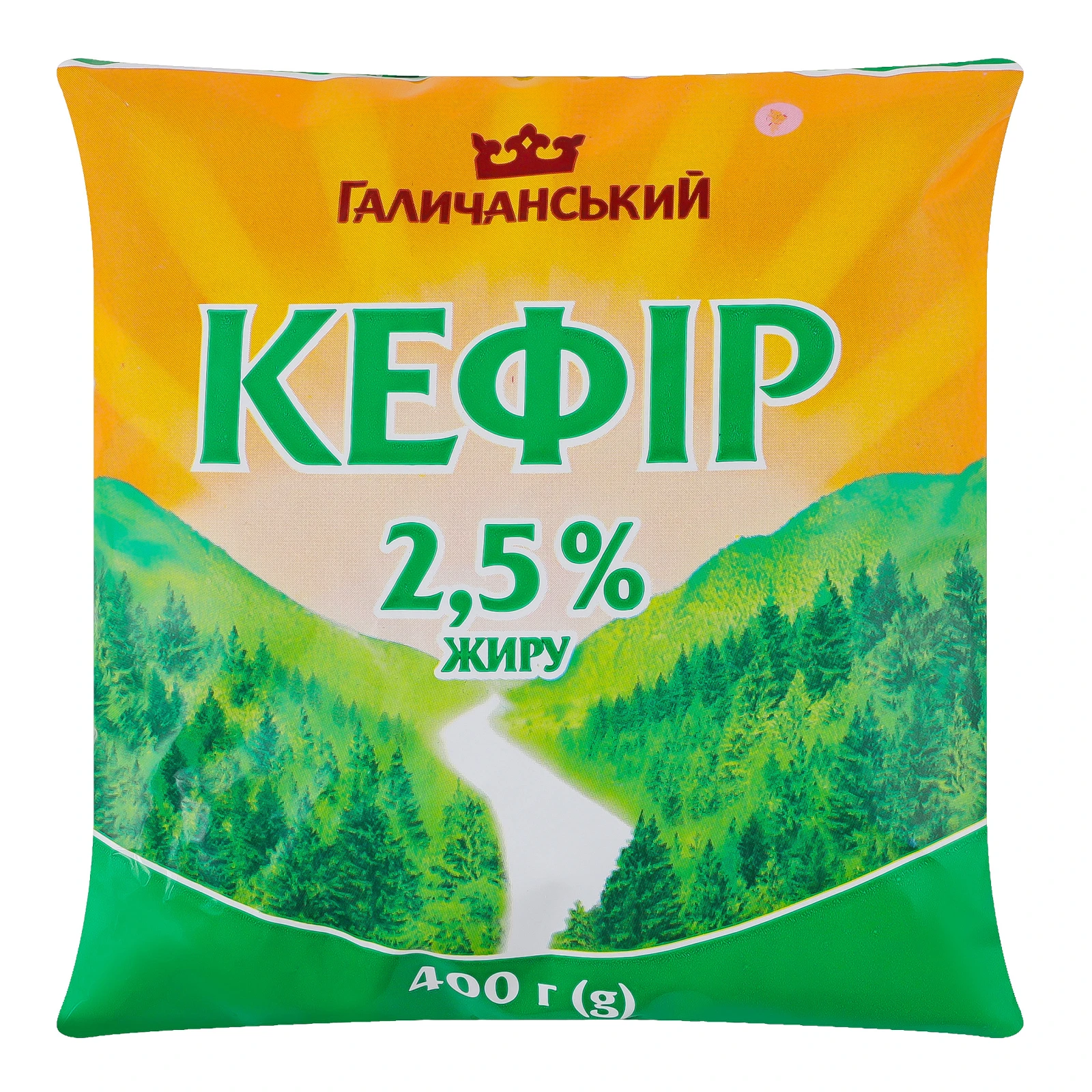 Кефір Галичанський 2.5% 400г Фото навігації №:1