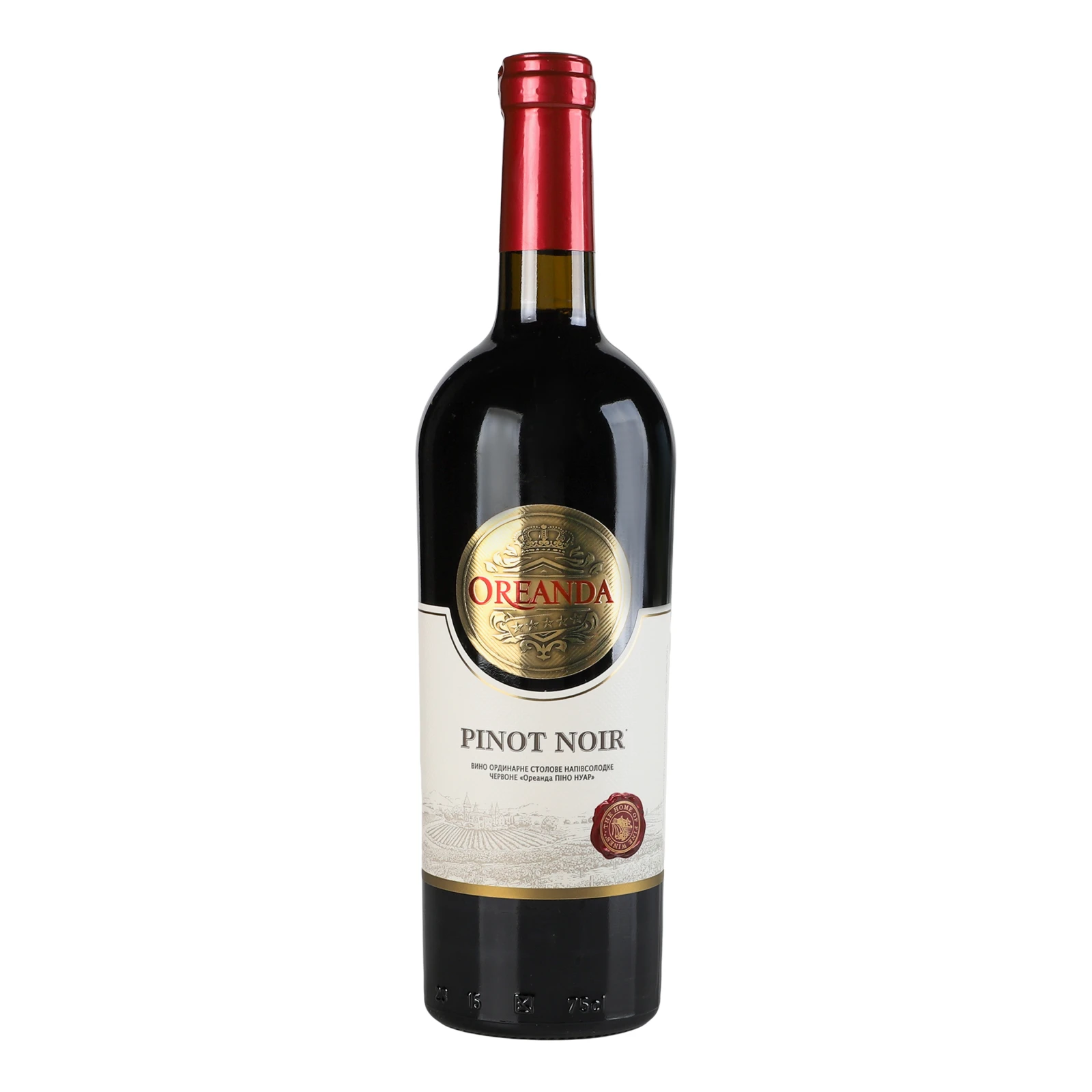 Вино Oreanda Pinot Noir червоне напівсолодке 9.5-13% 0.75л