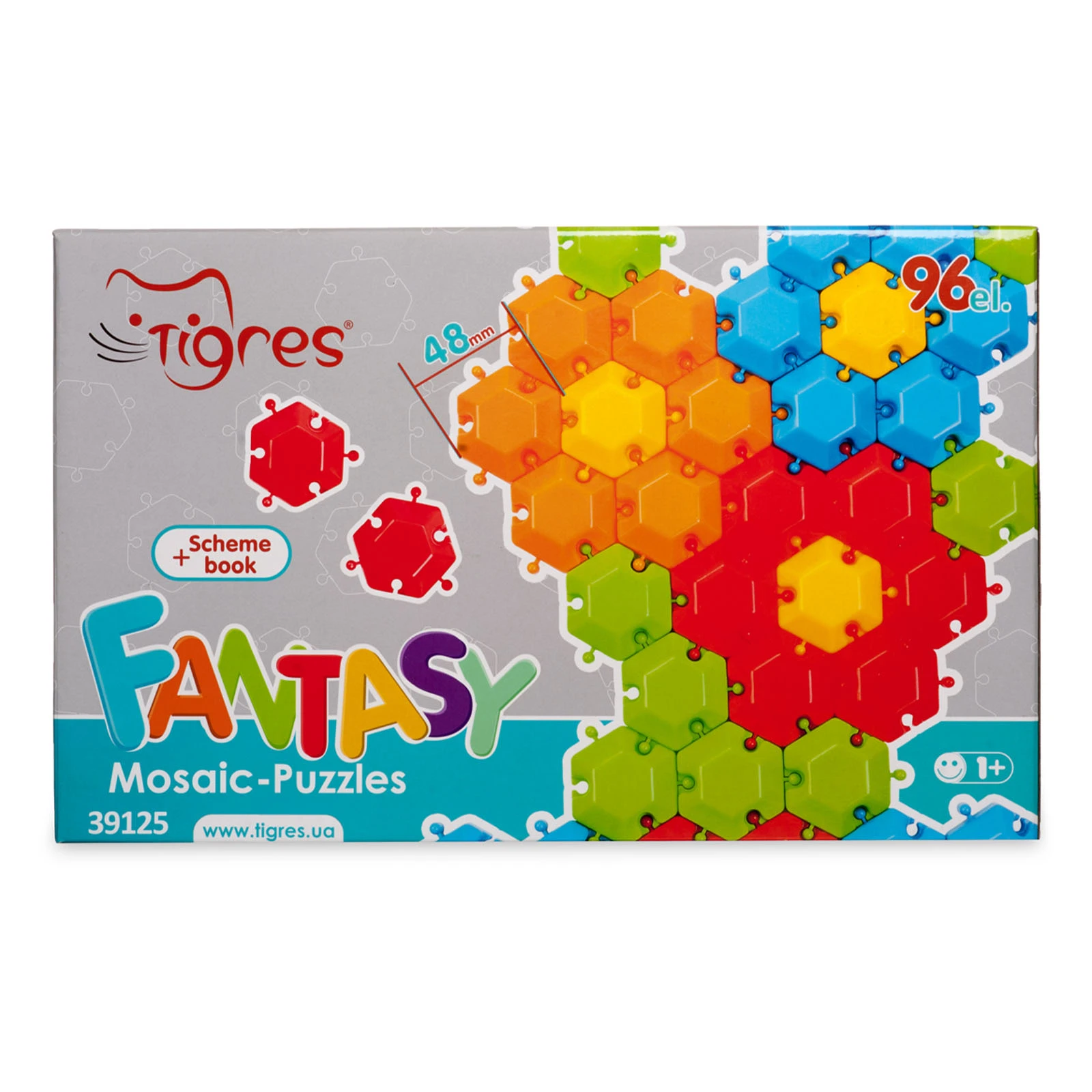 Мозаїка-пазли Tigres Фантазія 96 елементів 39125 Фото №:1