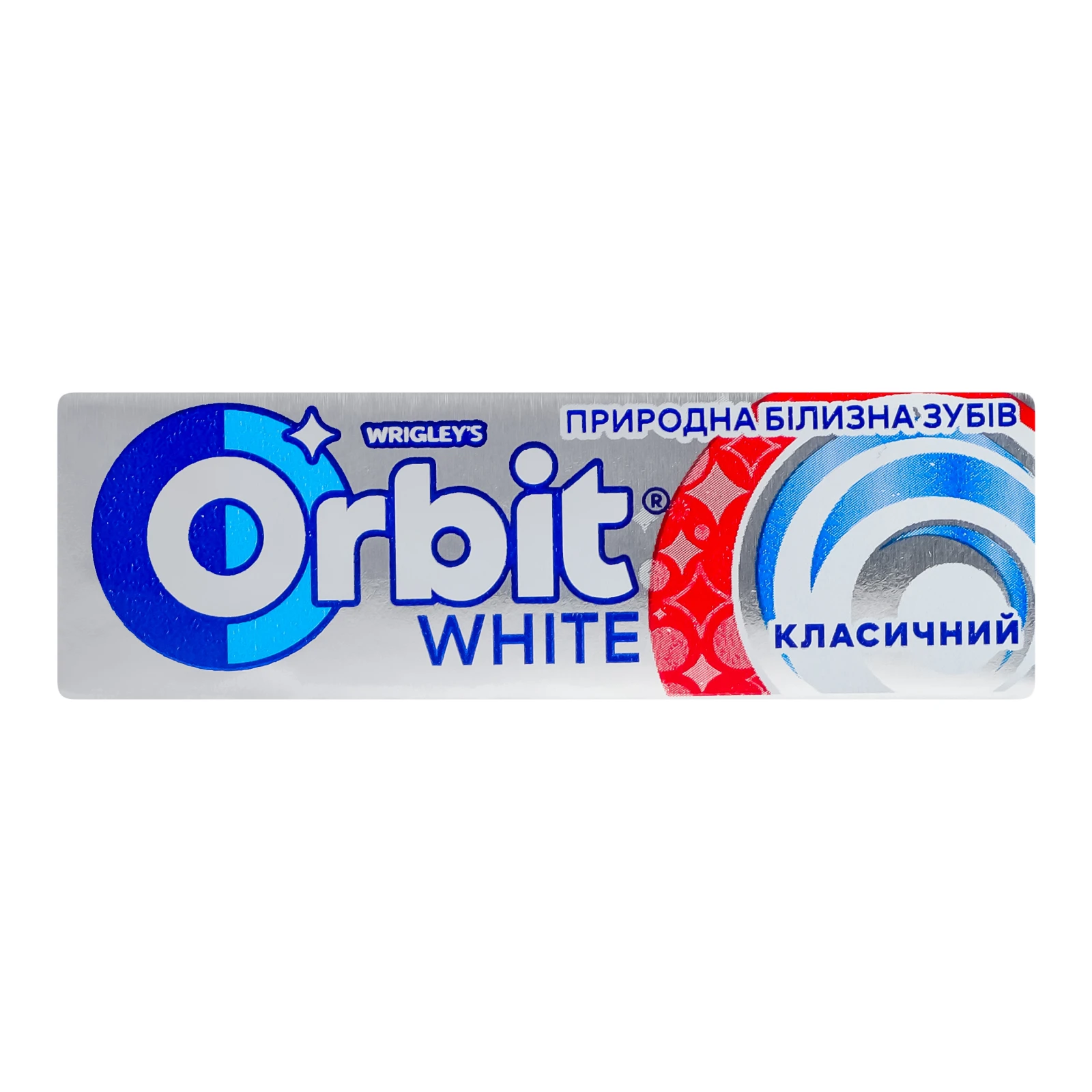 Гумка жувальна Orbit White Класичний без цукру 14г Фото навігації №:1