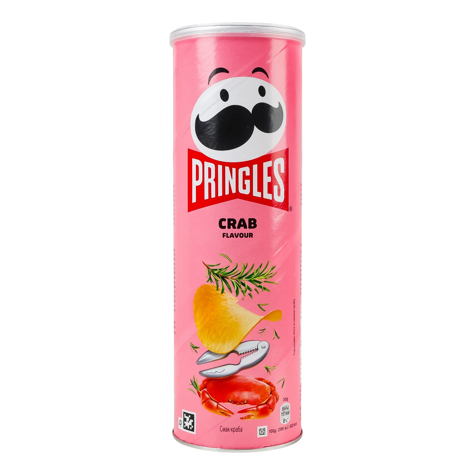 Чипси Pringles картопляні зі смаком Краба 165г