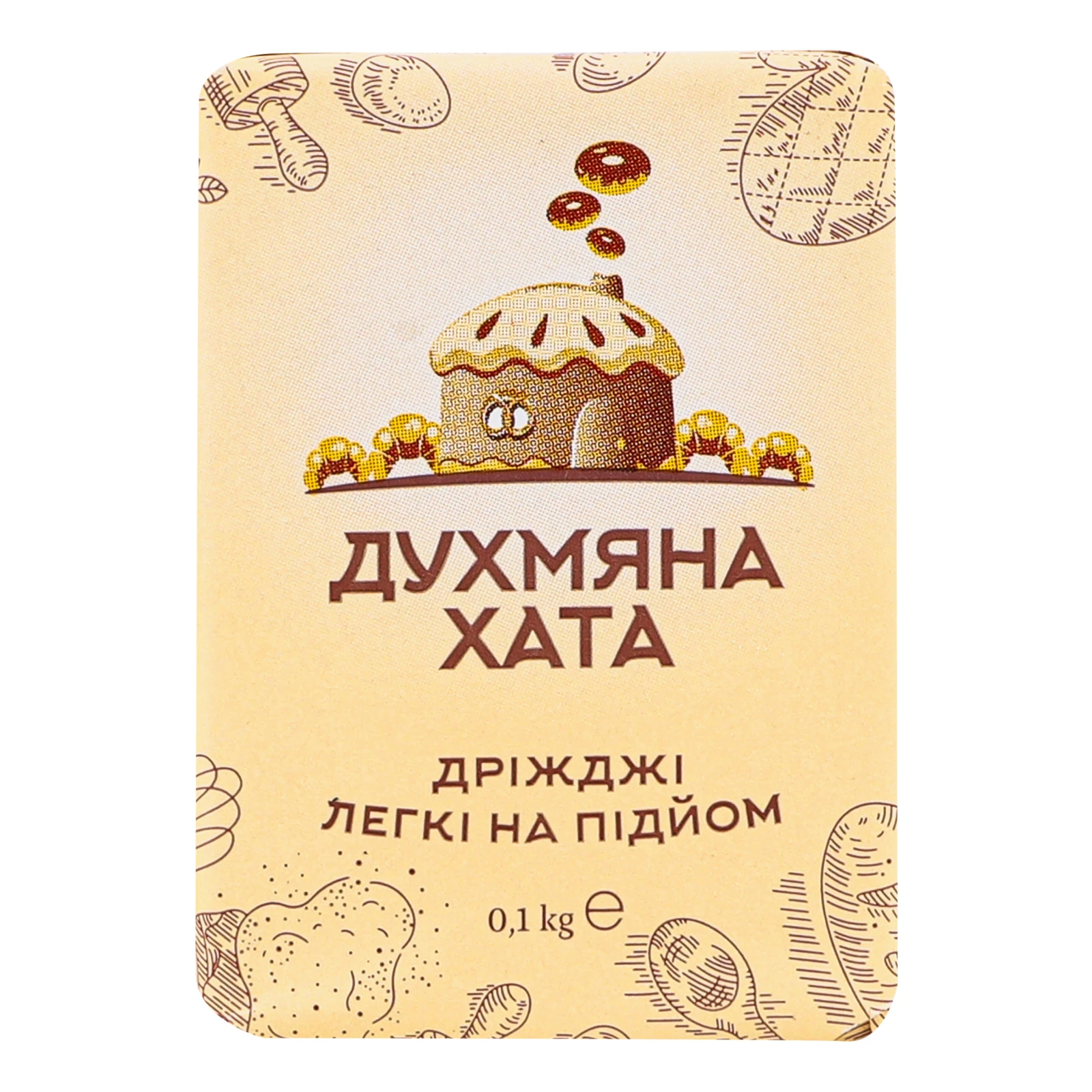 Дріжджі Духмяна Хата 100г пресовані Фото №:1