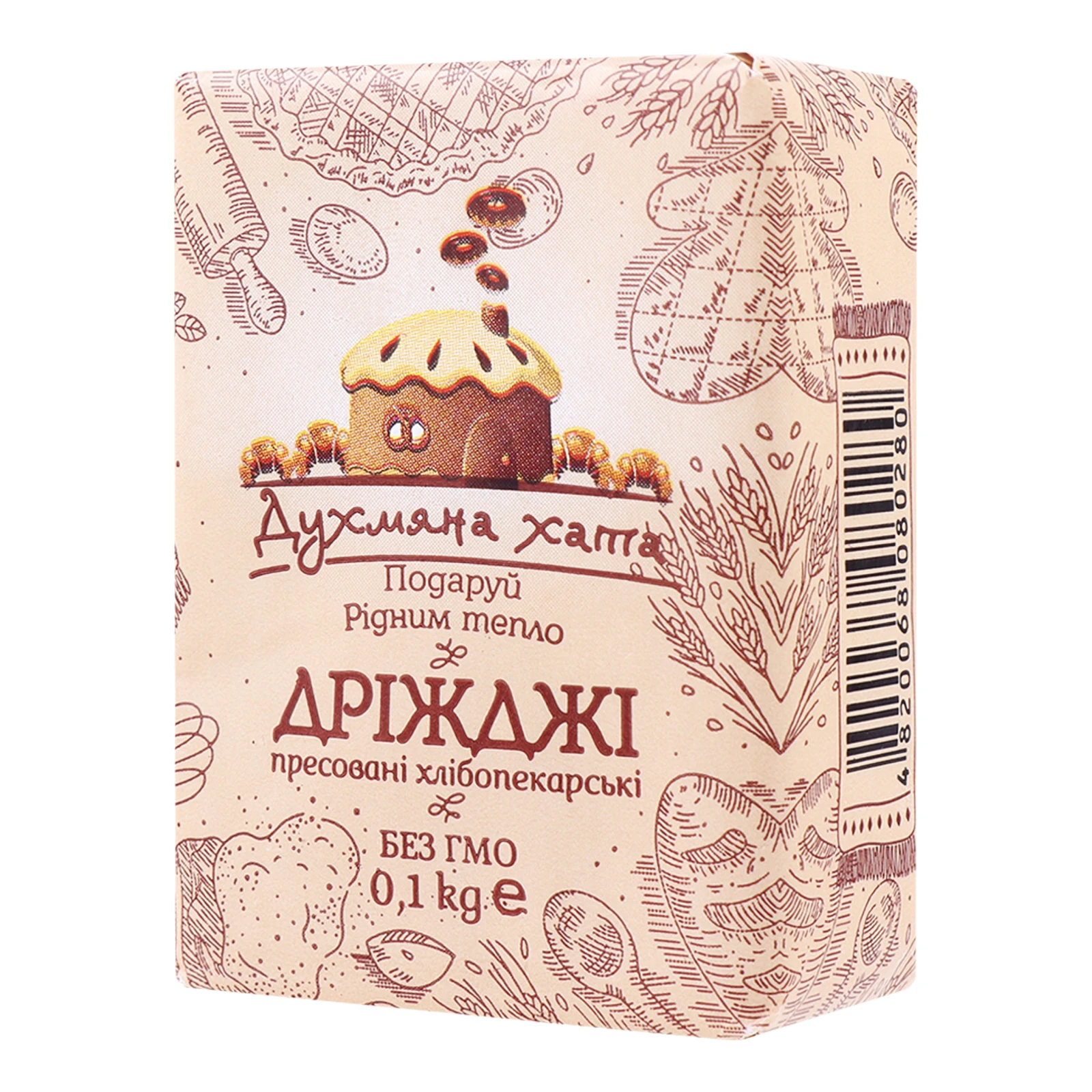 Дріжджі Духмяна Хата 100г пресовані Фото №:3