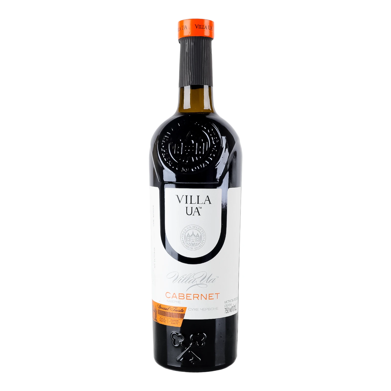 Вино Villa UA Cabernet червоне сухе 9.5-14% 0.75л Фото №:1