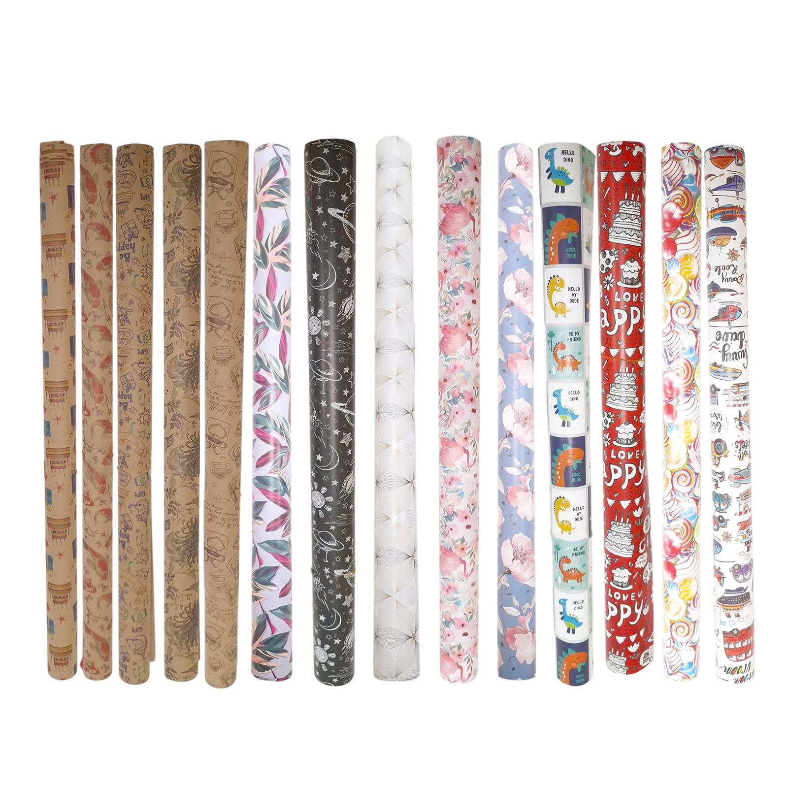 Папір пакувальний для подарунків 1лист 68х99см Фото №:1